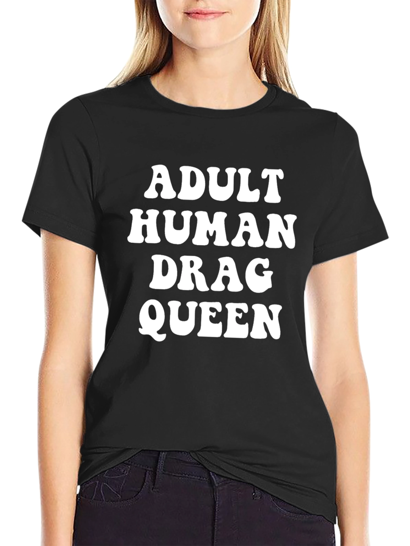 Adult Human Drag Queen Graphic T-Shirt