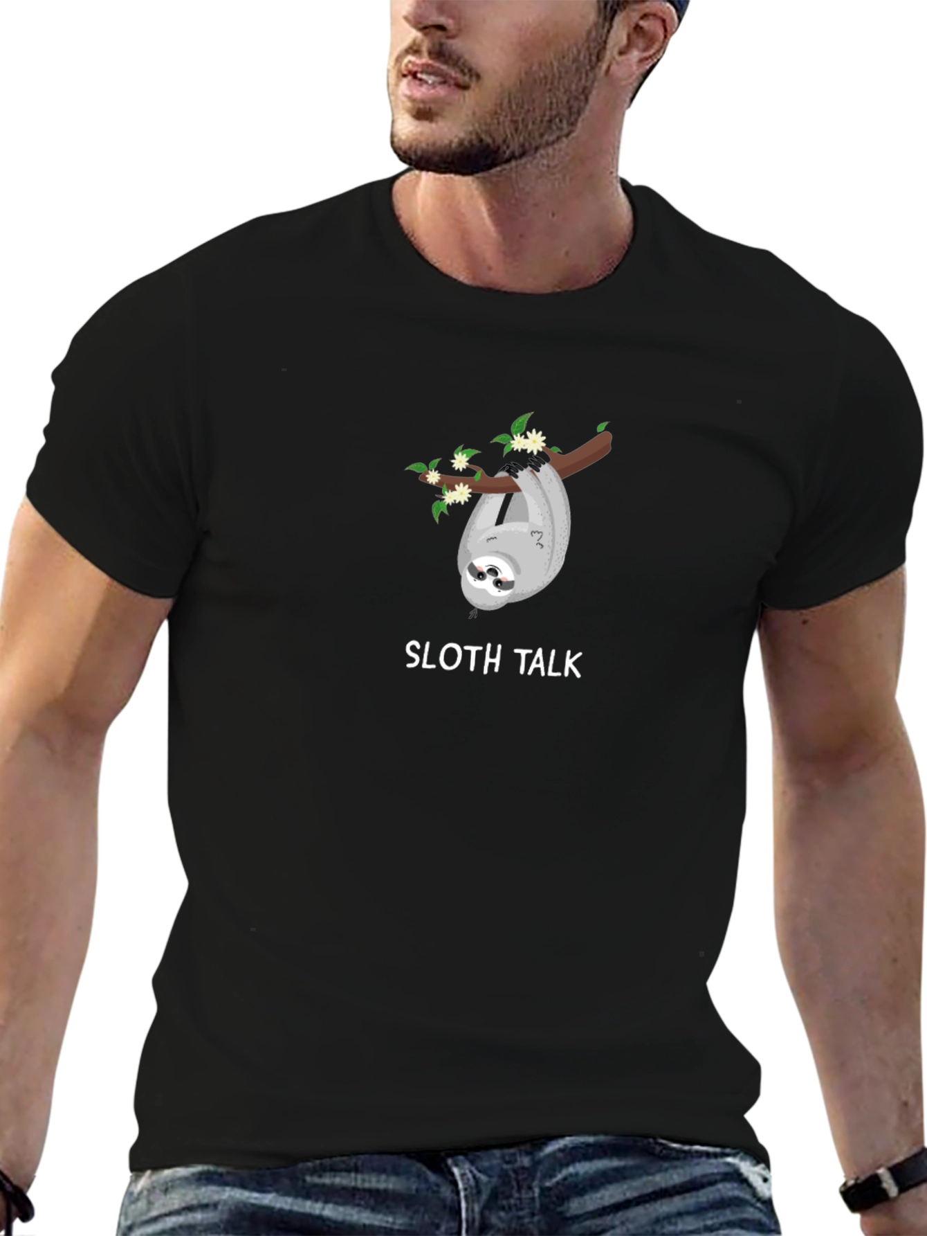 Sloth Talk Graphic Tee - Comfy Casual Wear