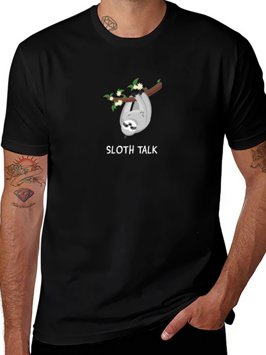 Sloth Talk Graphic Tee - Comfy Casual Wear