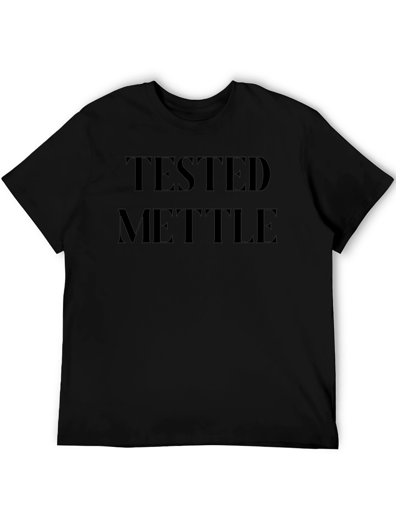 Tested Mettle Graphic Tee - Mens Black T-Shirt