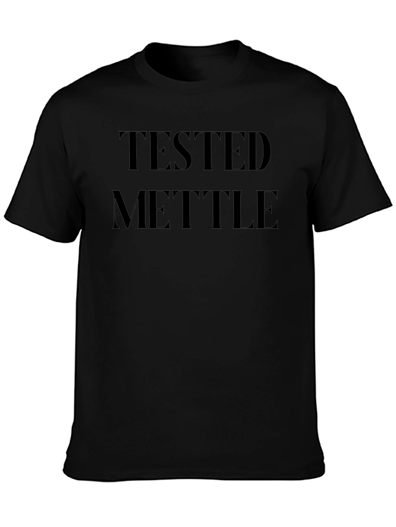 Tested Mettle Graphic Tee - Mens Black T-Shirt