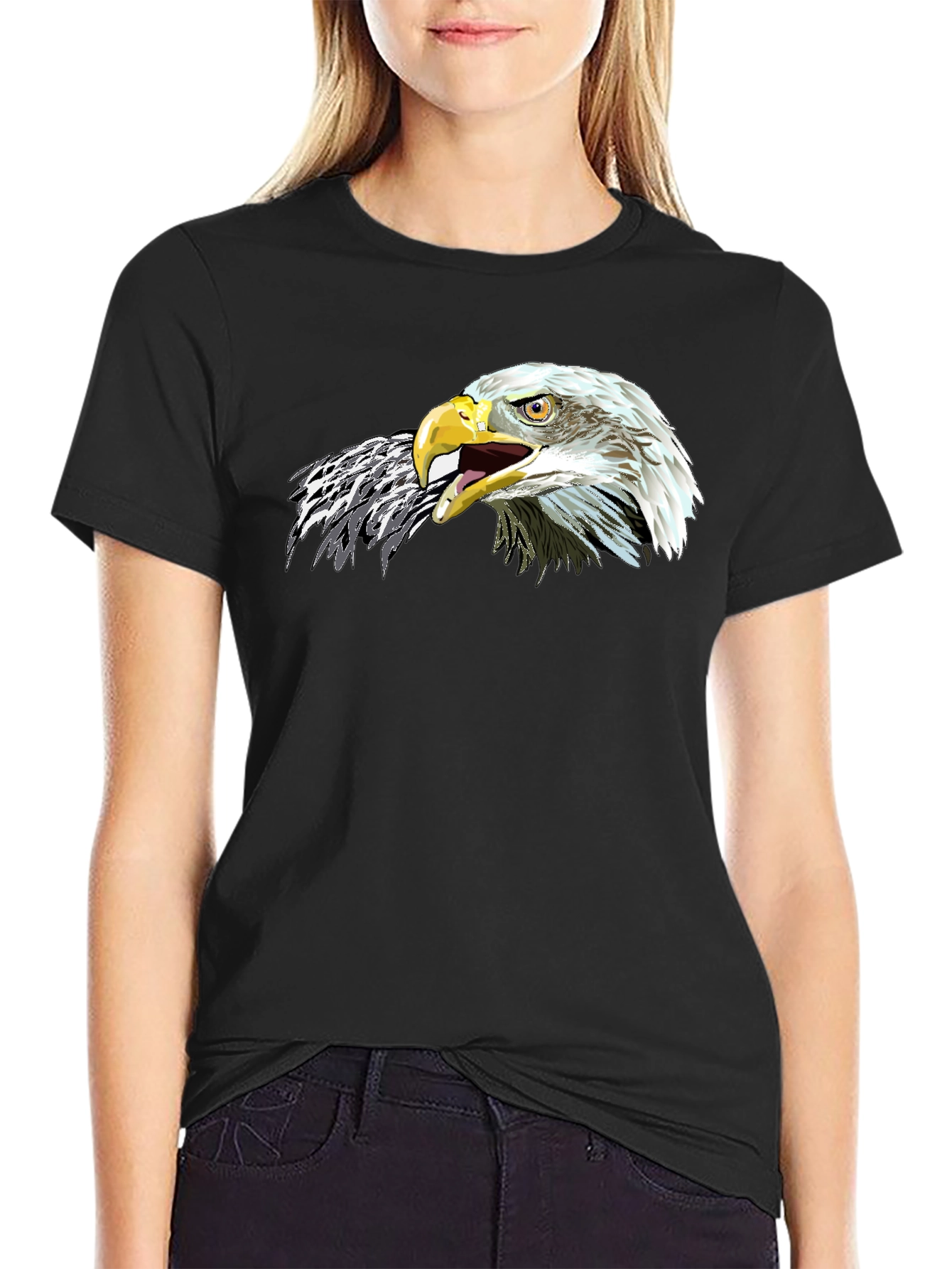 Eagle Graphic T-Shirt - Black