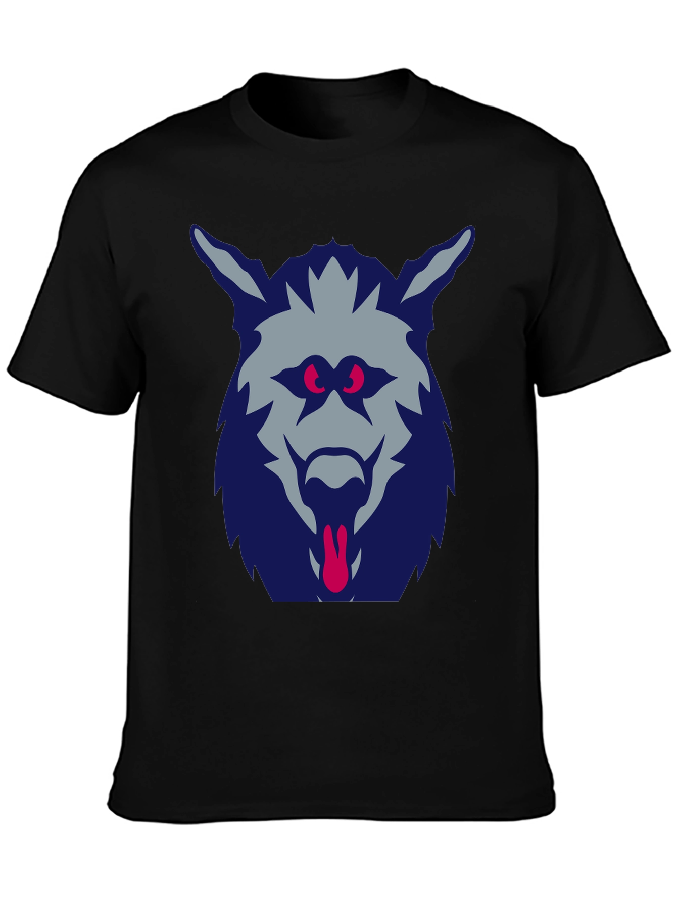 Wolf Graphic T-Shirt - Mens Black Tee