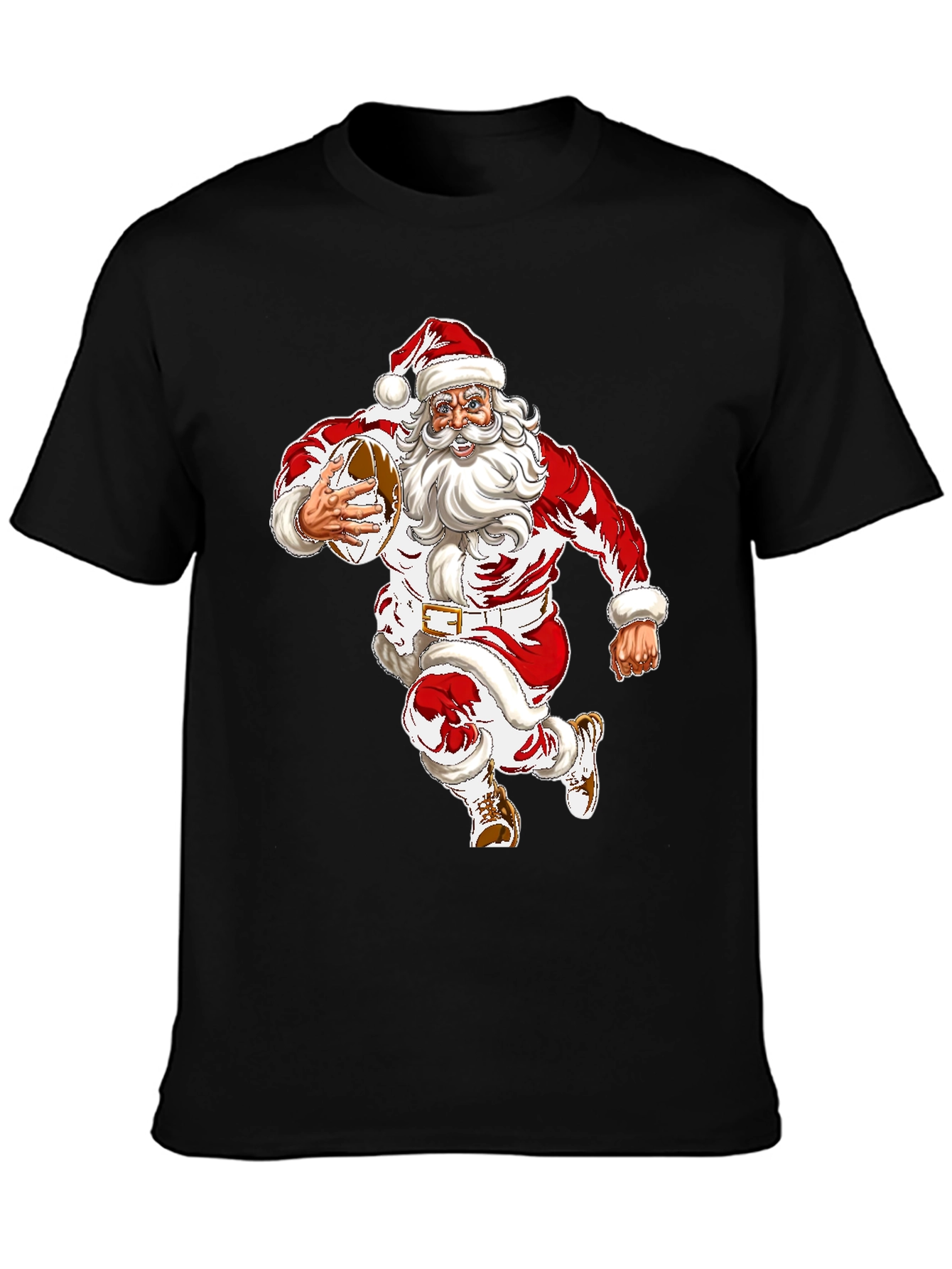 Santa Football T-Shirt