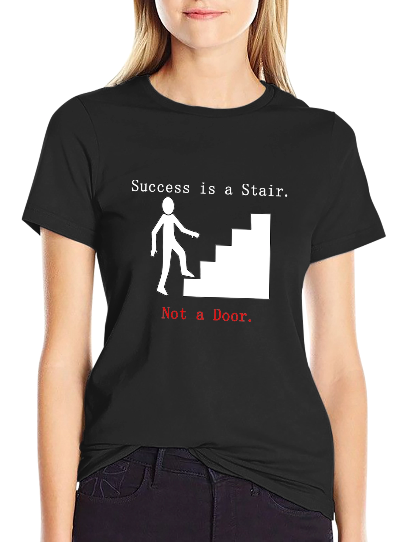 Success Stair T-Shirt - Motivational Tee