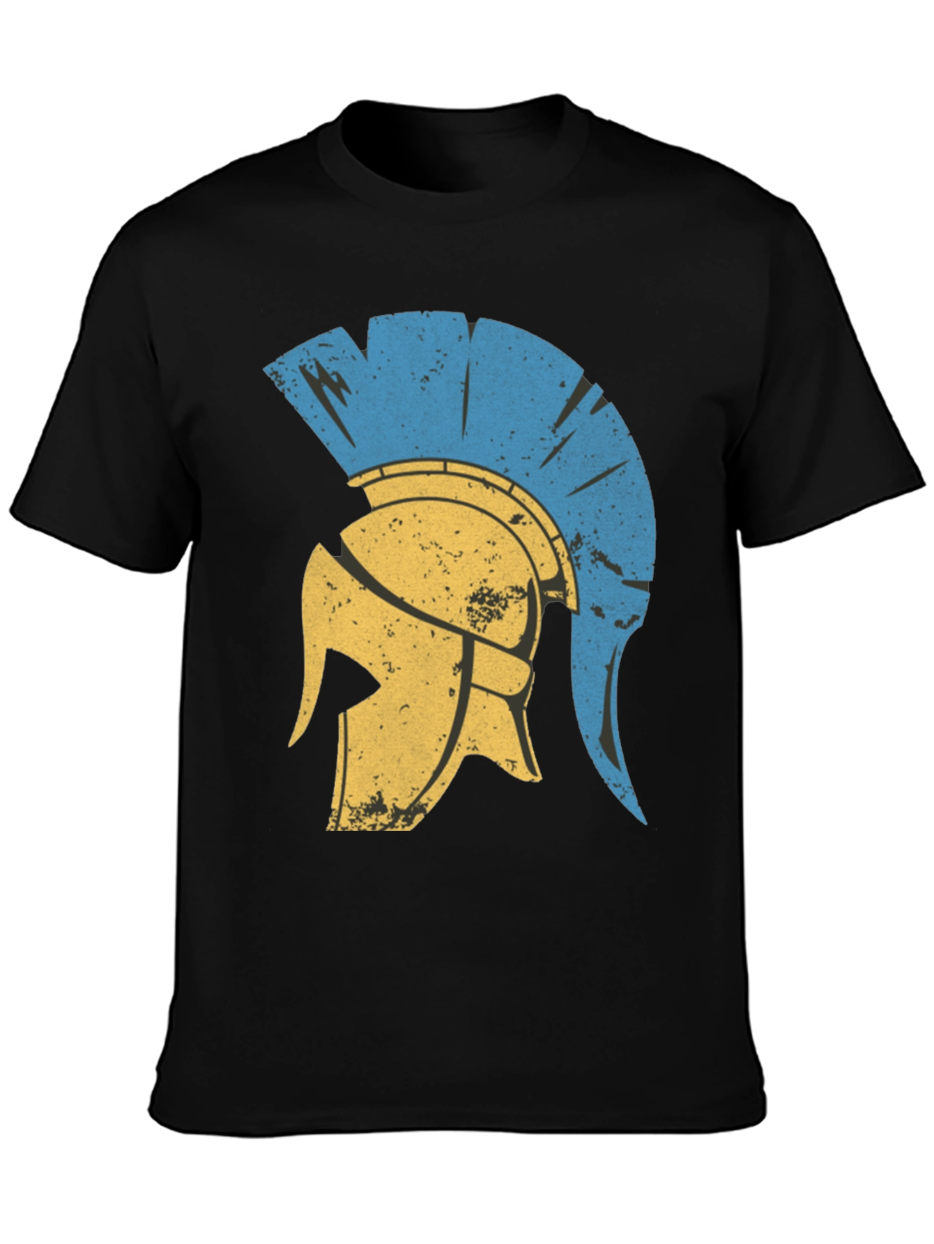 Spartan Helmet Graphic Tee - Black