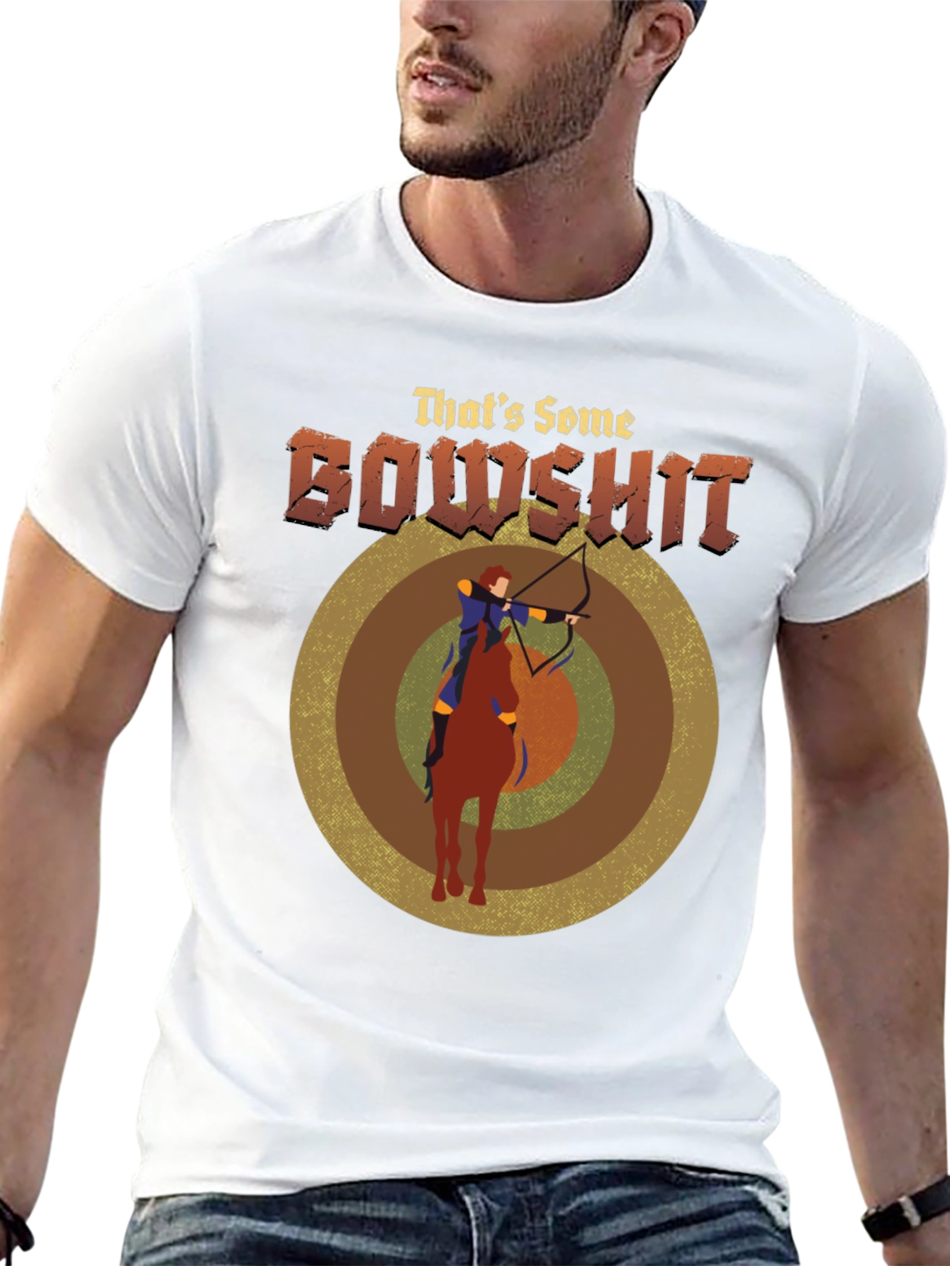 Thats Some Bowshit T-Shirt - Archery Horseback Riding