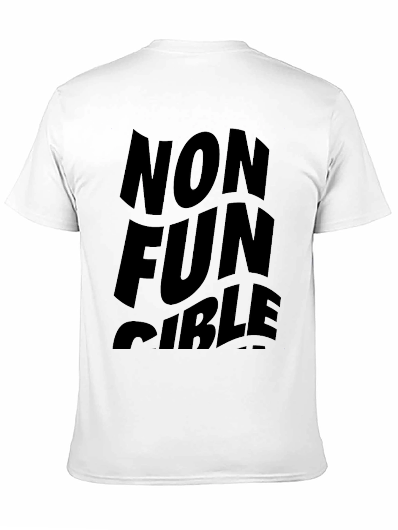 Non Fun Gible Black T-Shirt