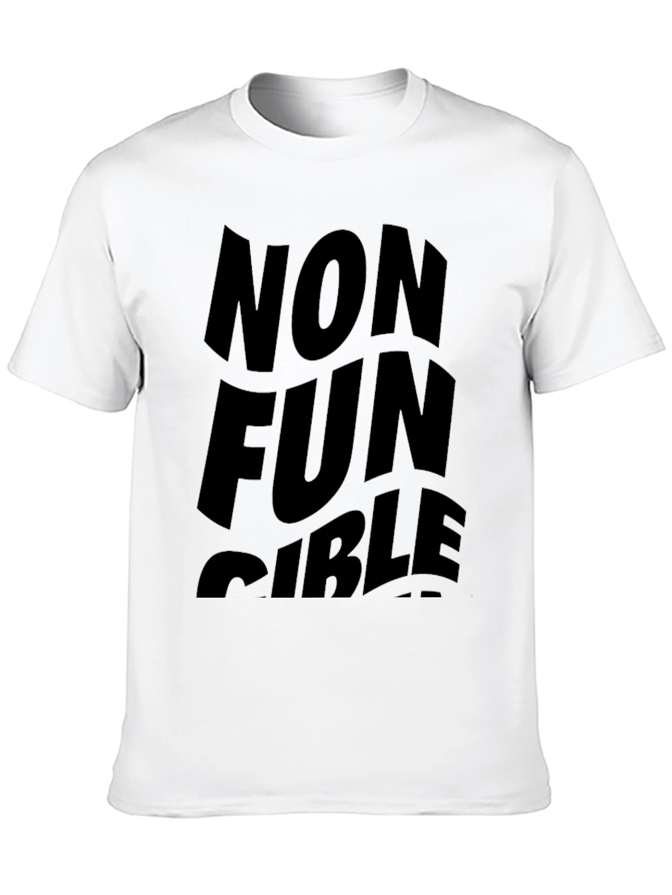 Non Fun Gible Black T-Shirt