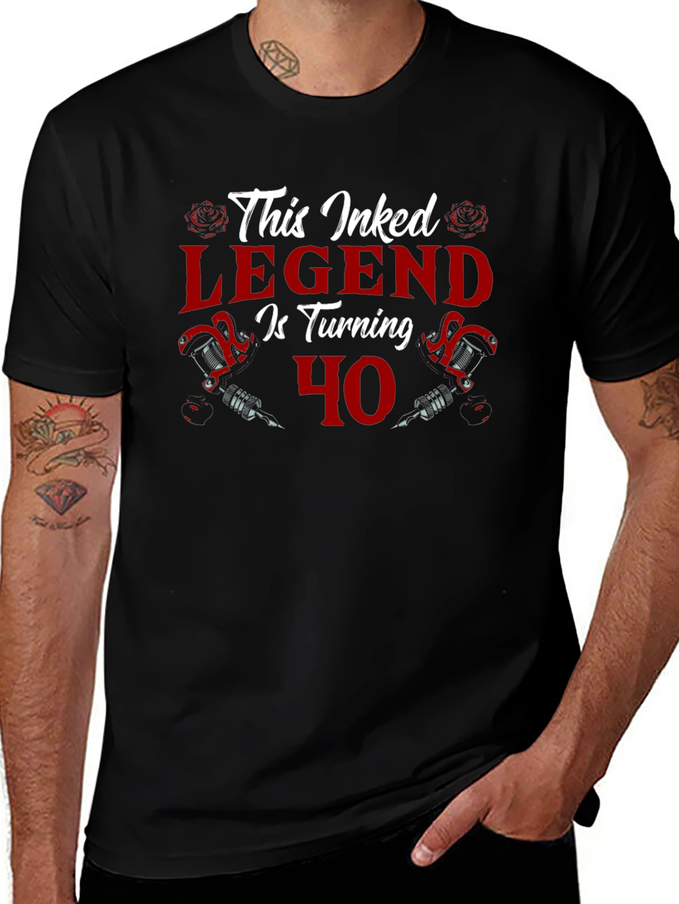 Inked Legend 40th Birthday T-Shirt