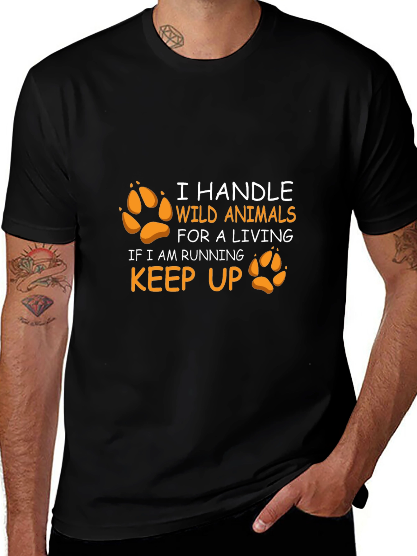 I Handle Wild Animals T-Shirt