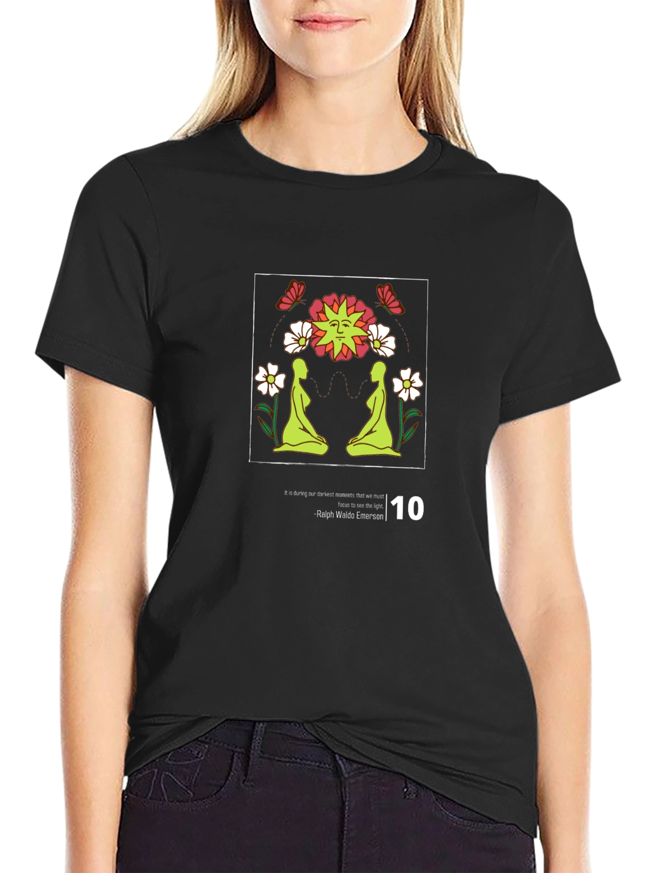 Sun Flower Graphic T-Shirt