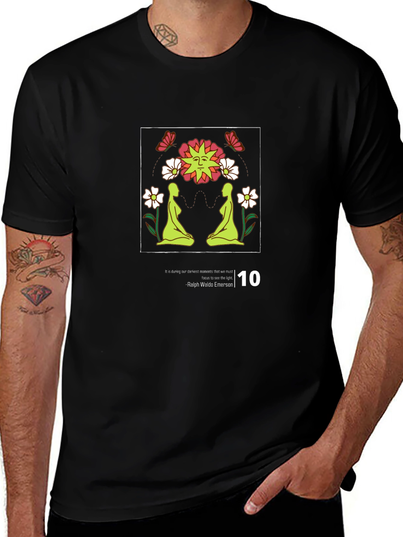 Sun Flower Graphic T-Shirt