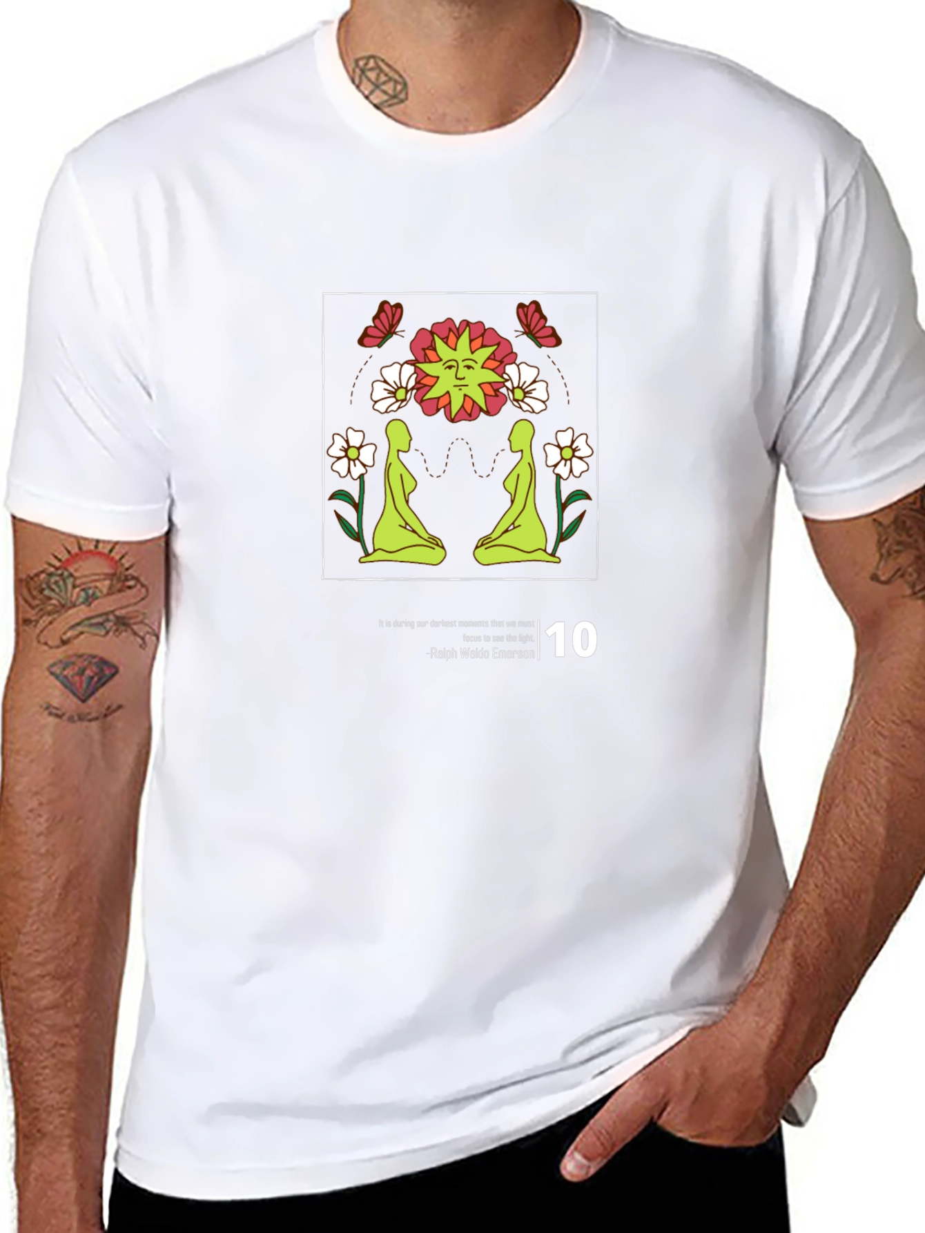 Sun Flower Graphic T-Shirt