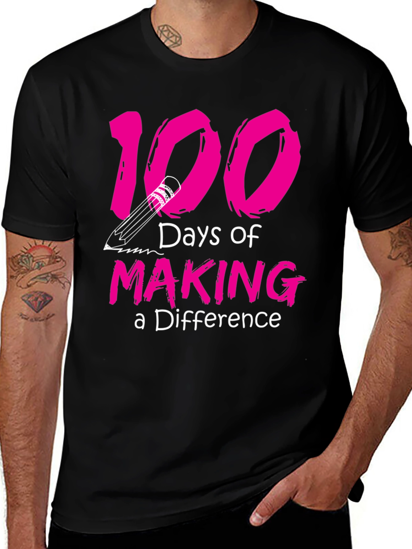 100 Days of Making a Difference T-Shirt