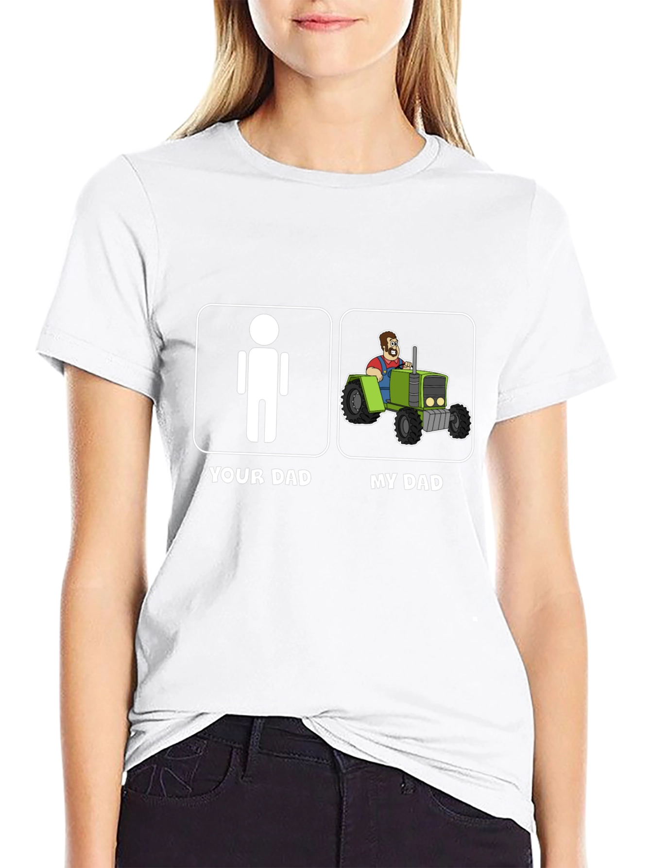 My Dad Tractor Graphic T-Shirt