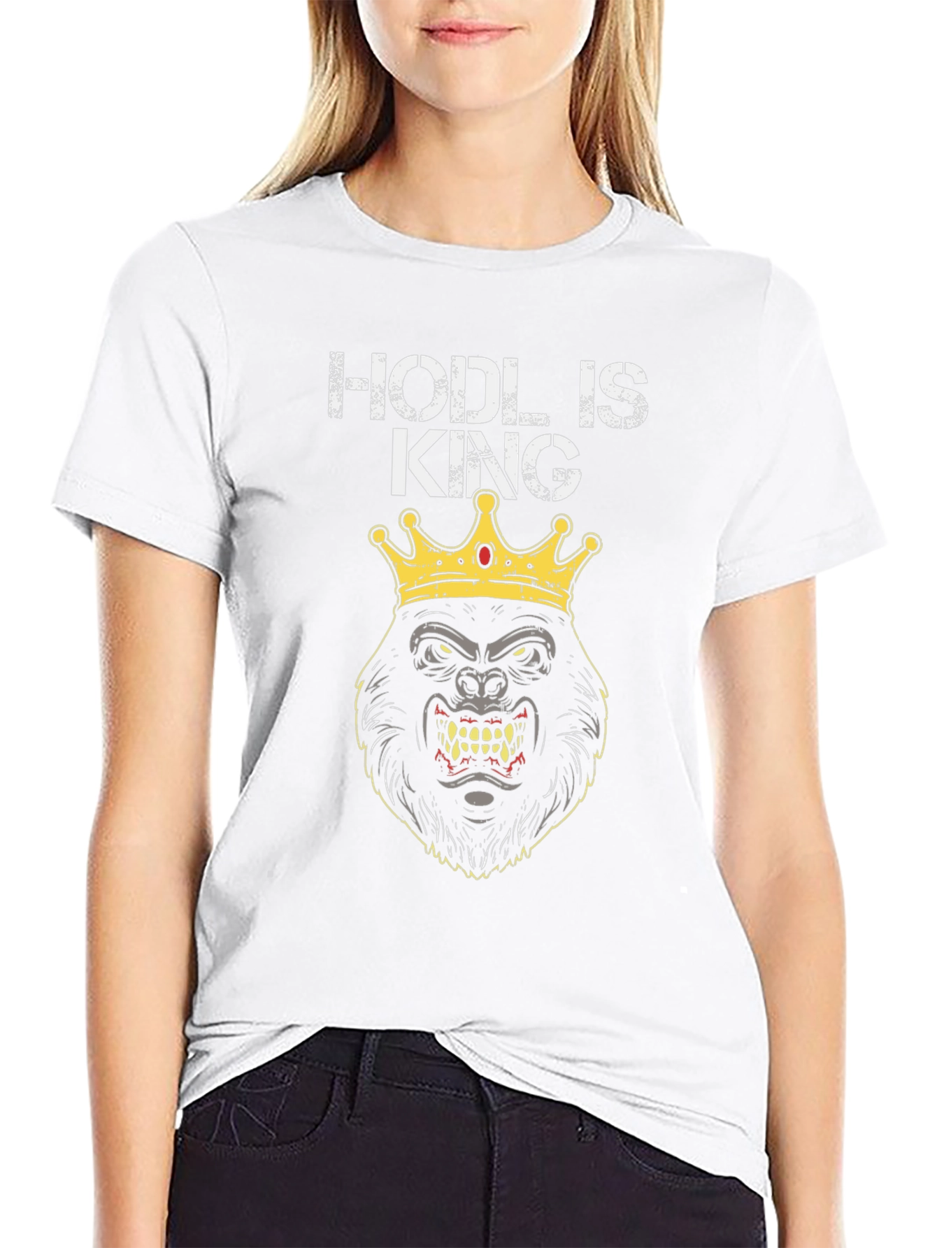 HODL is King Gorilla Graphic Tee