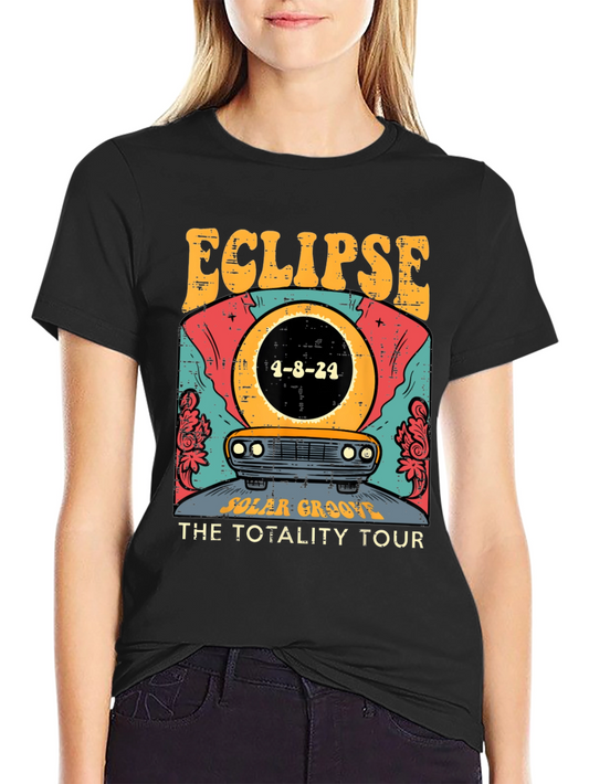 Eclipse Total Solar Tour 2024 Graphic Tee