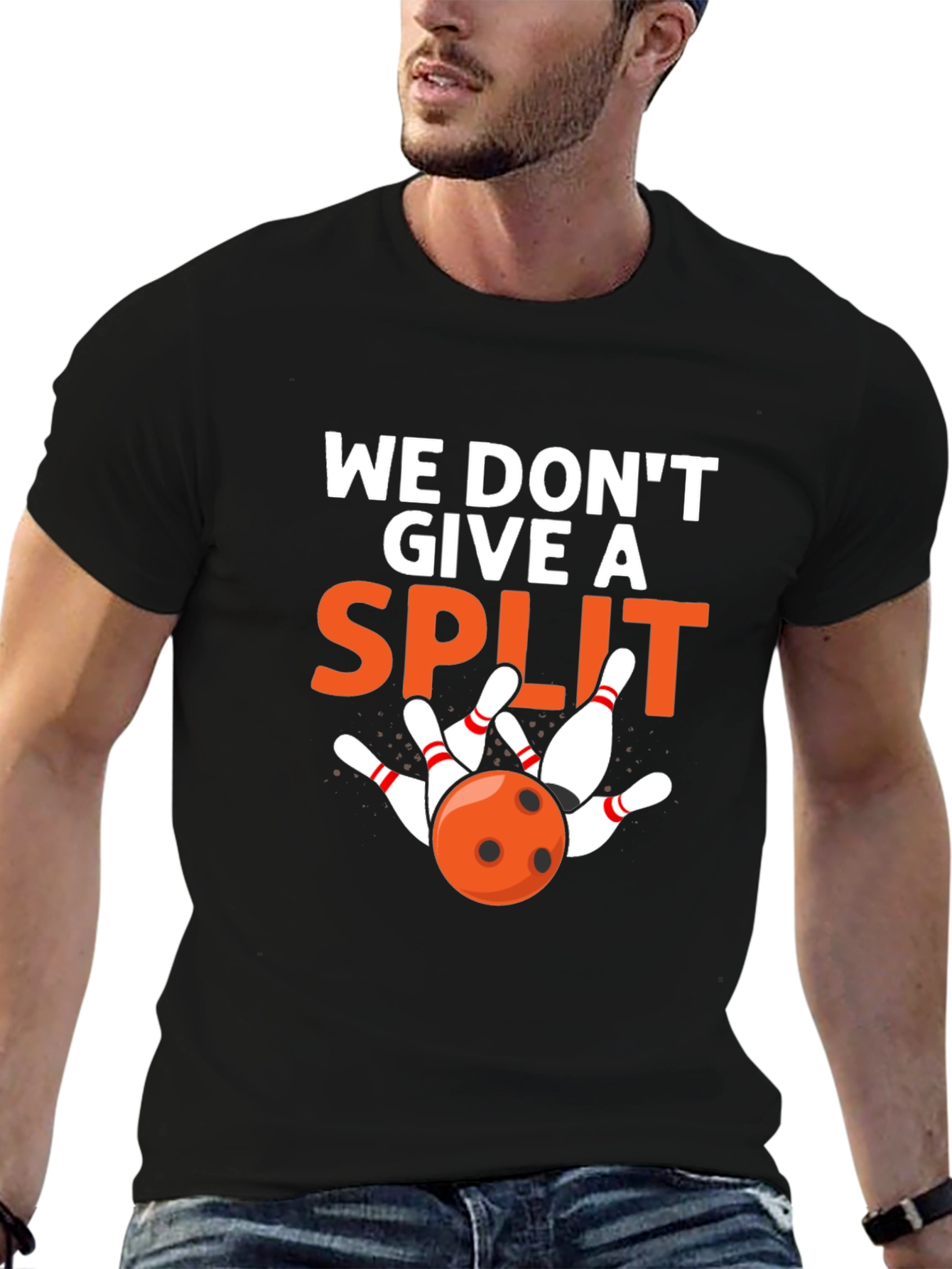 We Dont Give a Split Bowling T-Shirt