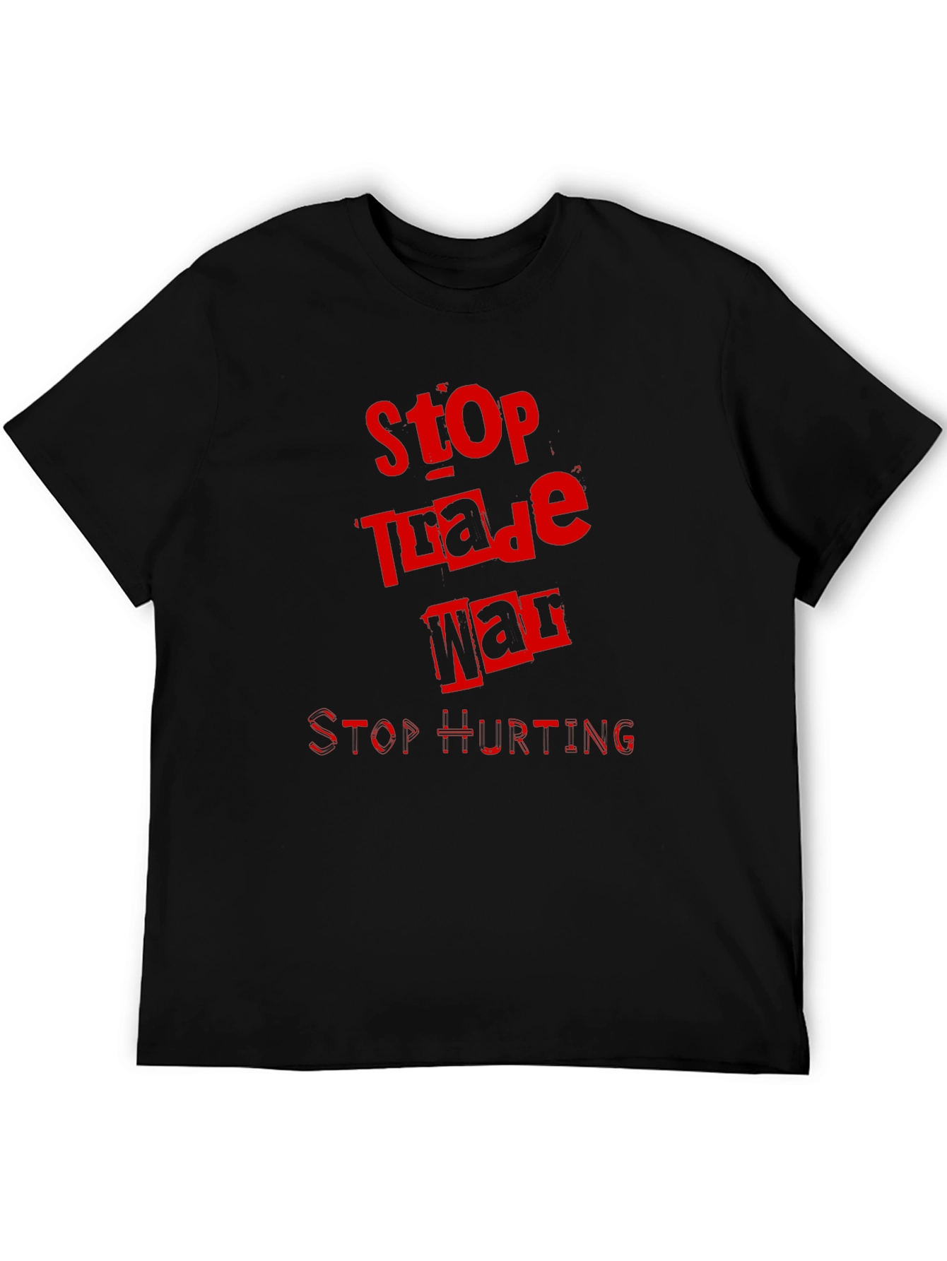 Stop Trade War Graphic Tee - Protest T-Shirt