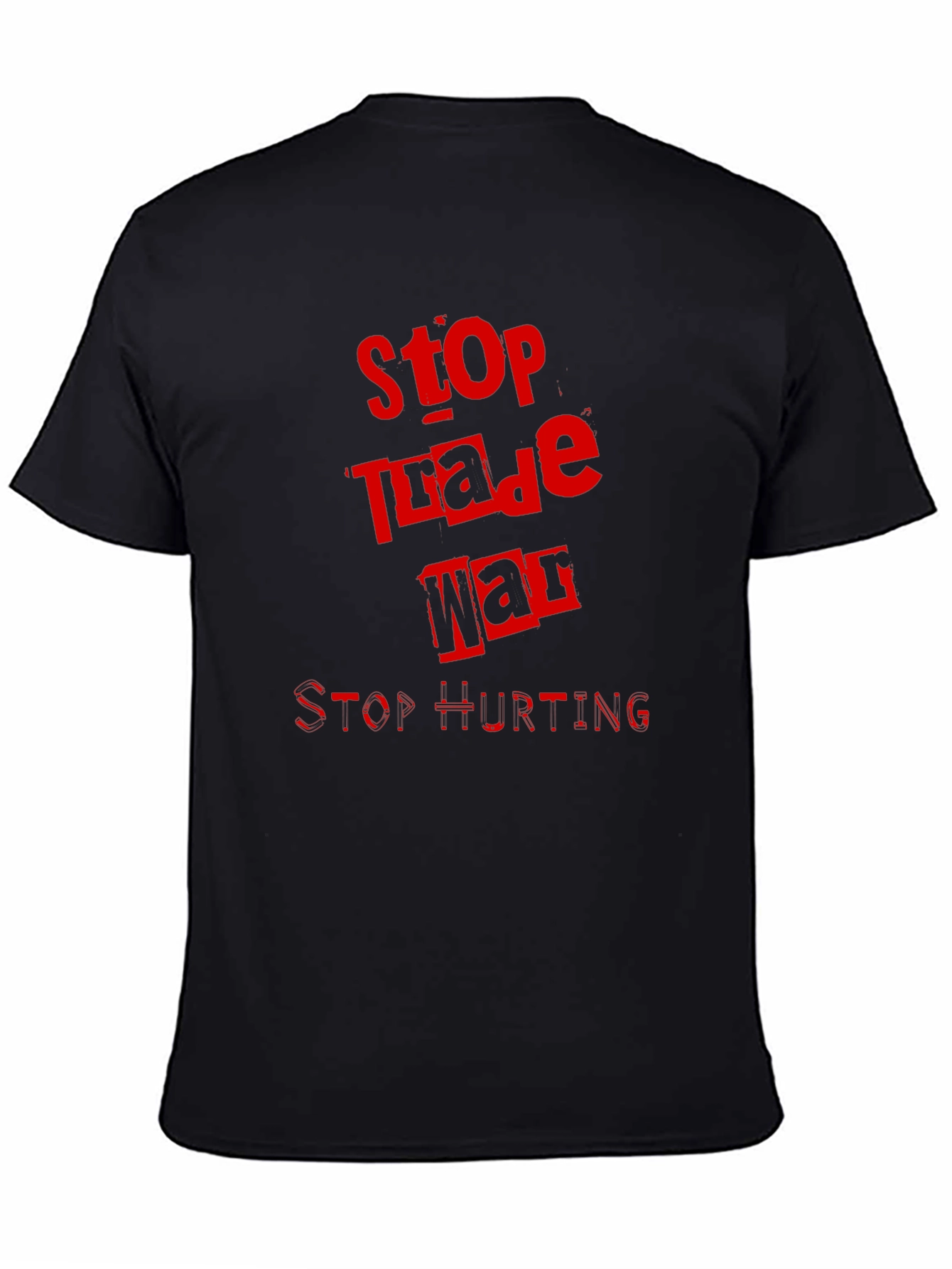 Stop Trade War Graphic Tee - Protest T-Shirt