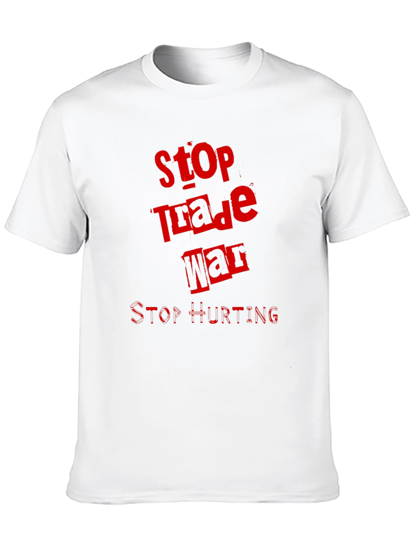 Stop Trade War Graphic Tee - Protest T-Shirt