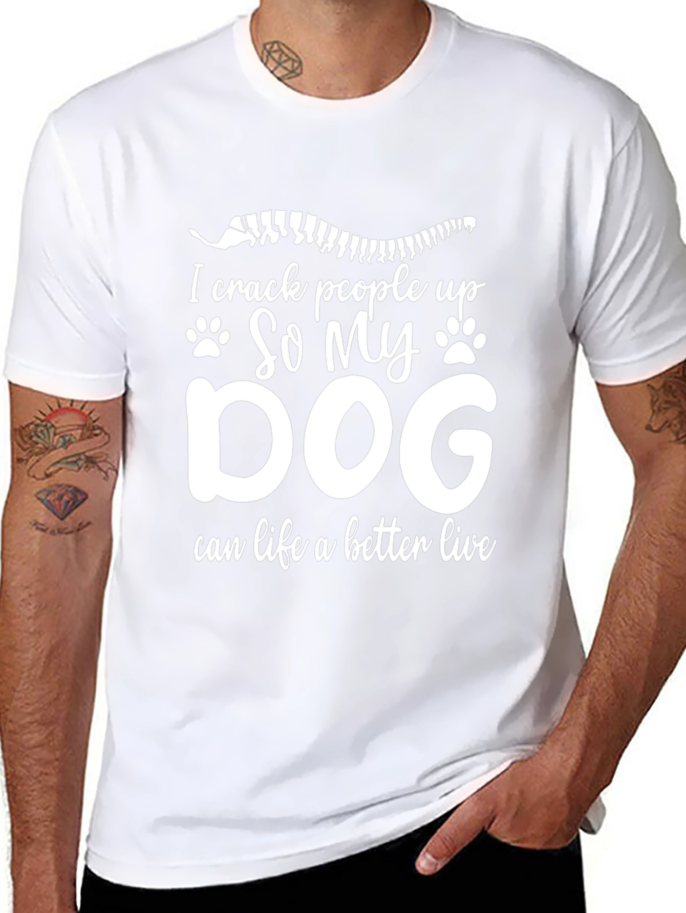 I Crack People Up Dog T-Shirt Funny Chiropractic Tee