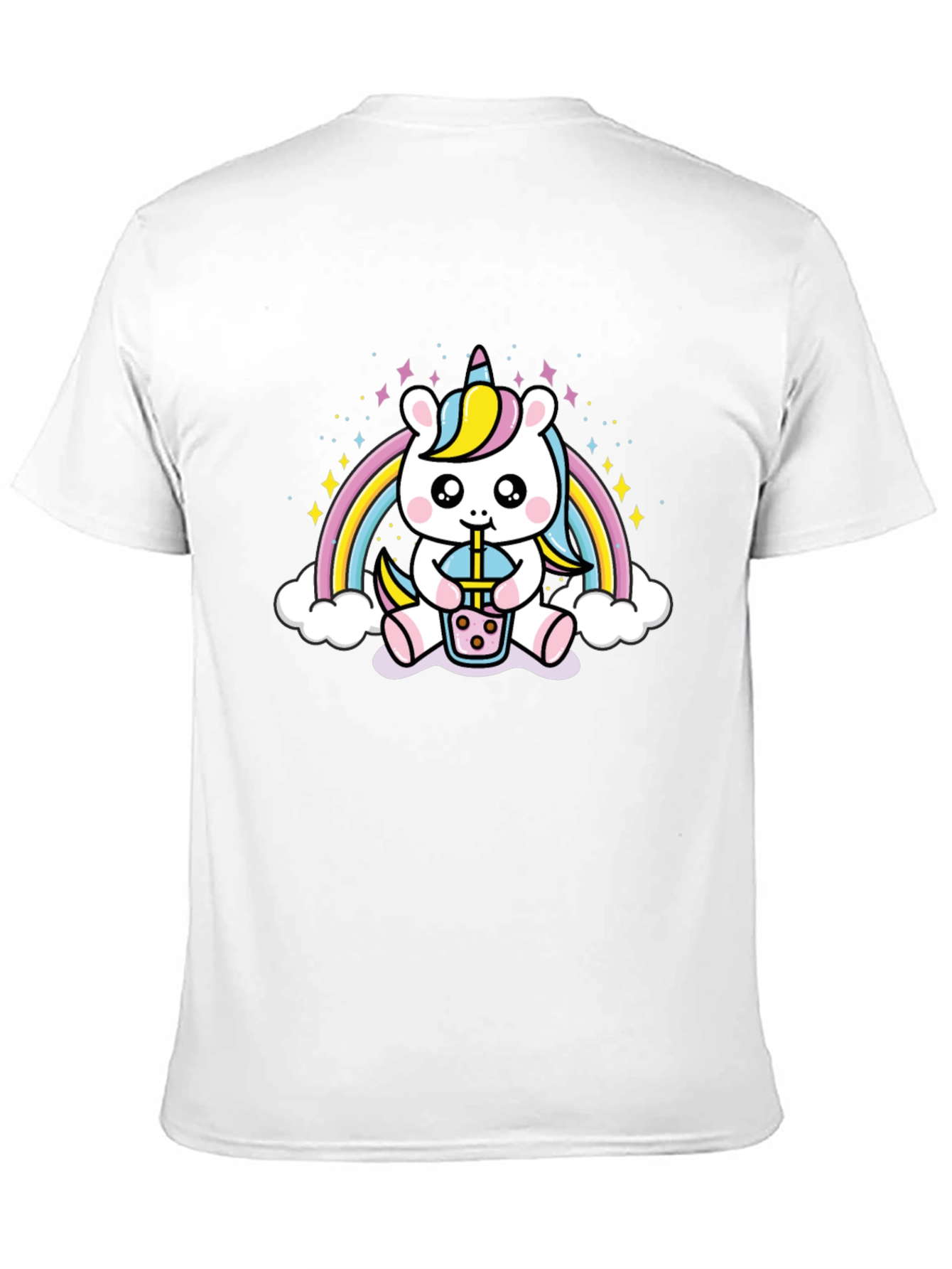 Unicorn Boba Tea Graphic T-Shirt