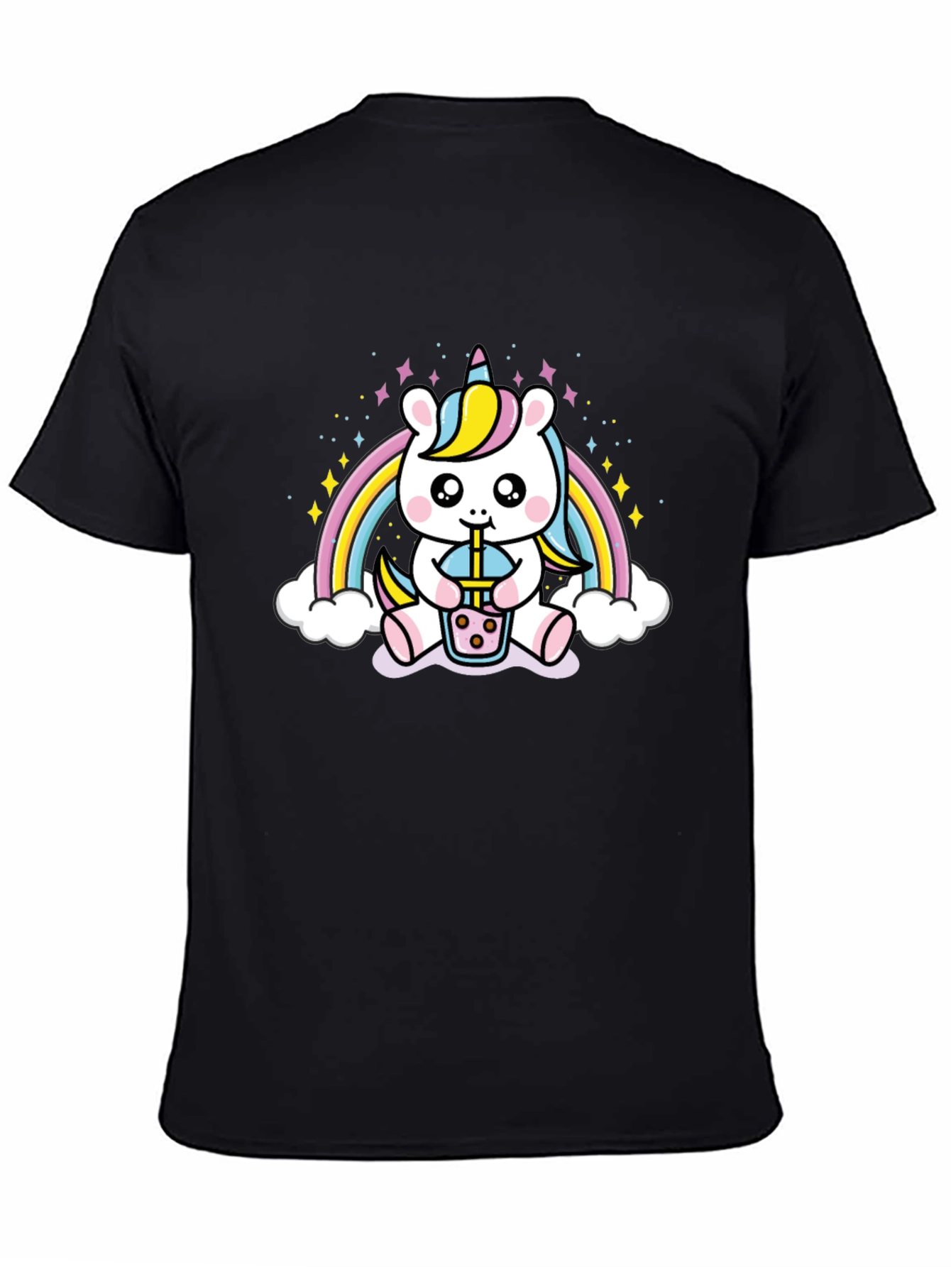 Unicorn Boba Tea Graphic T-Shirt
