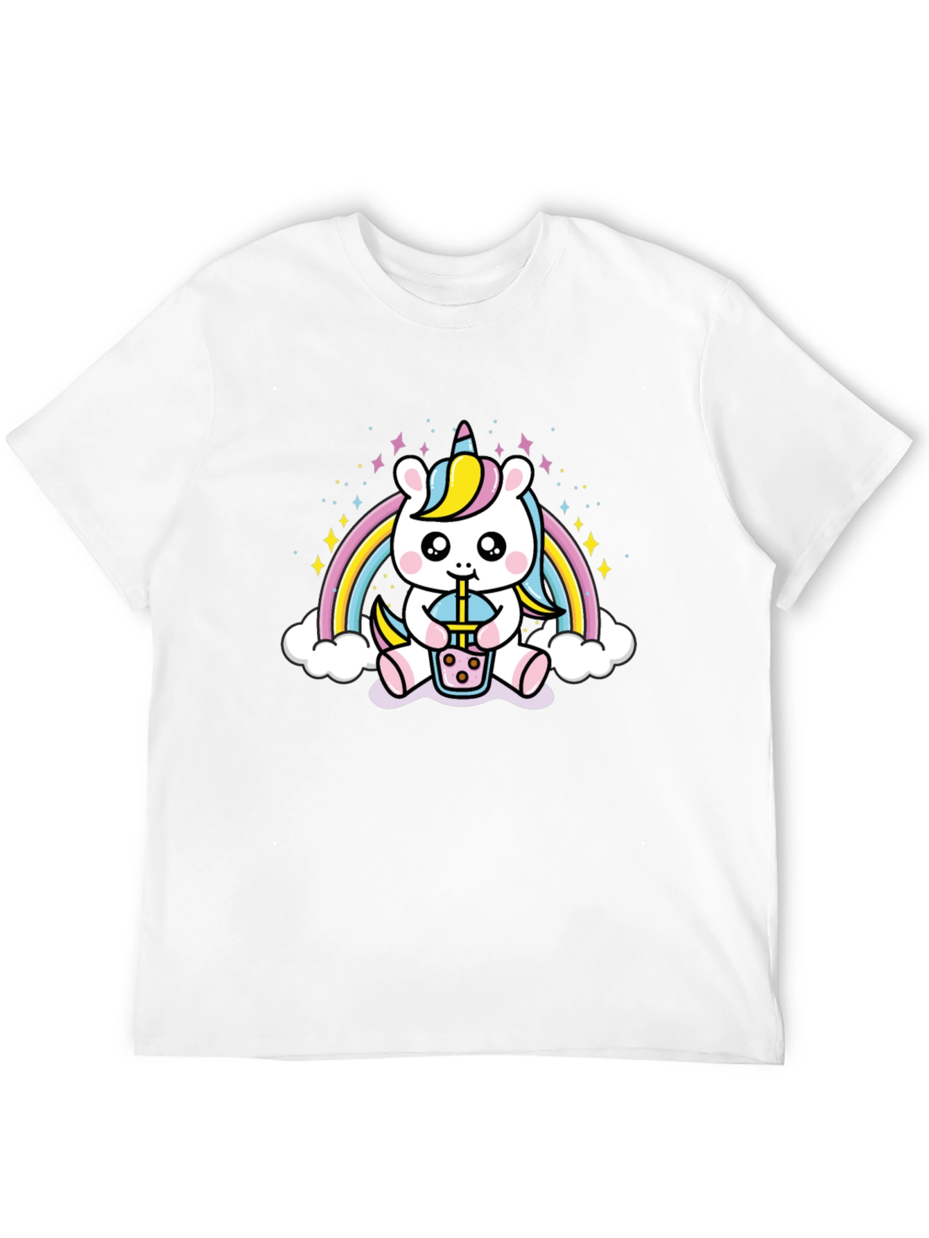Unicorn Boba Tea Graphic T-Shirt