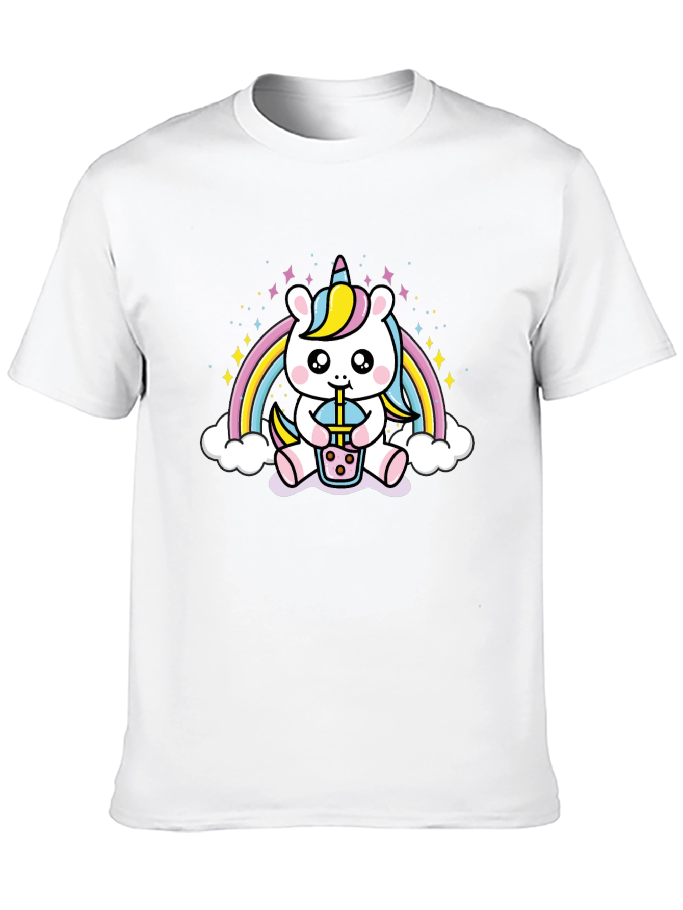 Unicorn Boba Tea Graphic T-Shirt