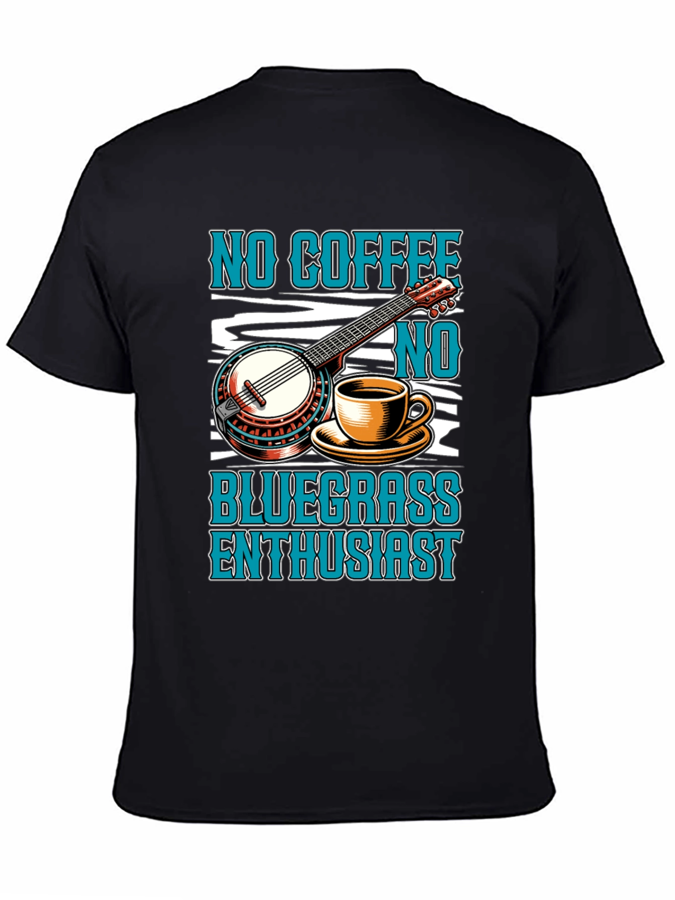 No Coffee No Bluegrass Enthusiast T-Shirt