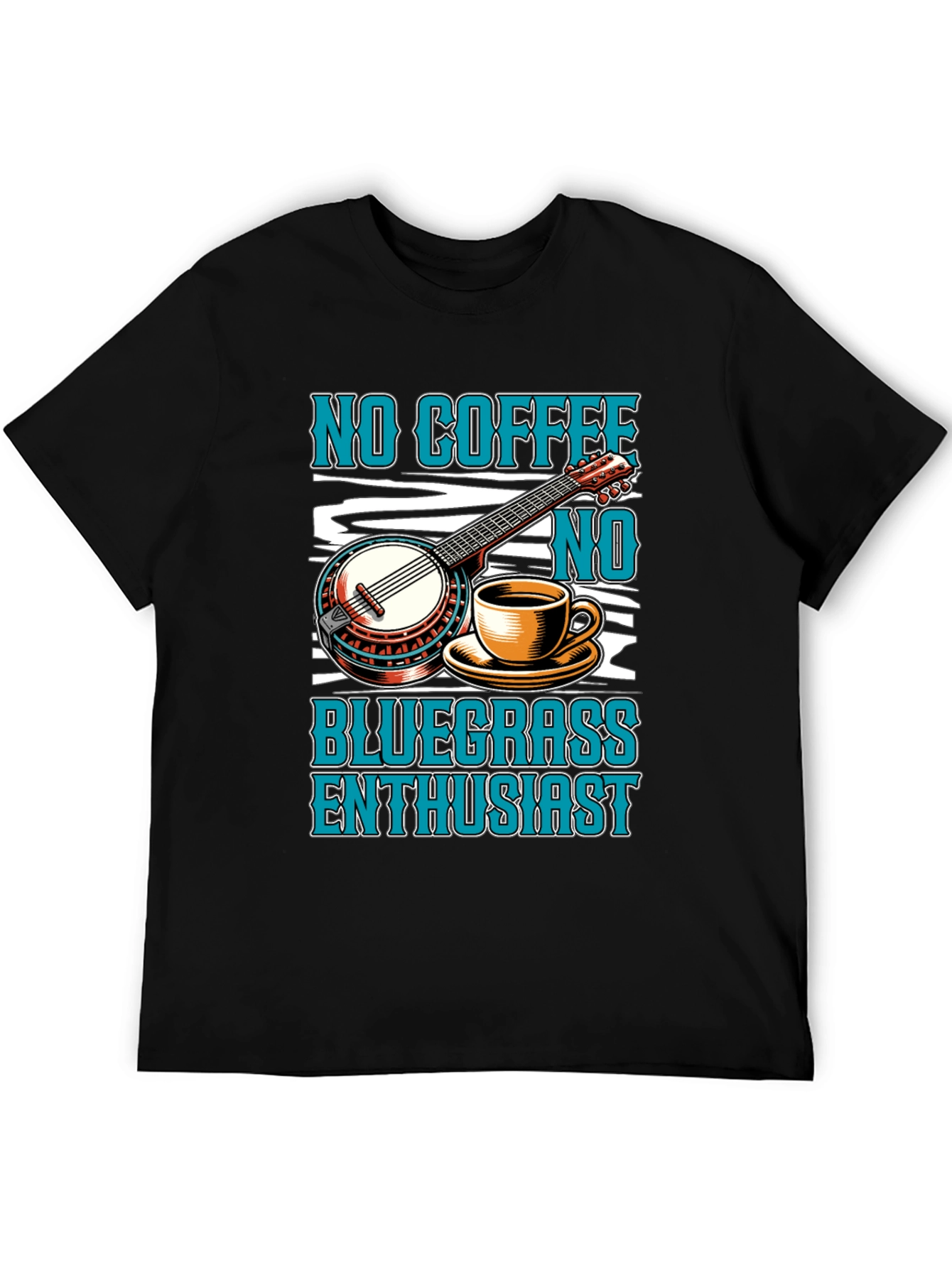 No Coffee No Bluegrass Enthusiast T-Shirt