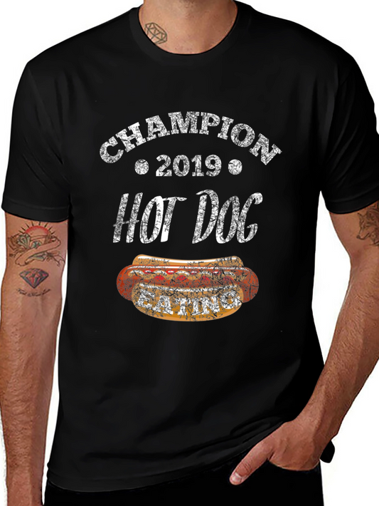 Champion 2019 Hot Dog Eating T-Shirt