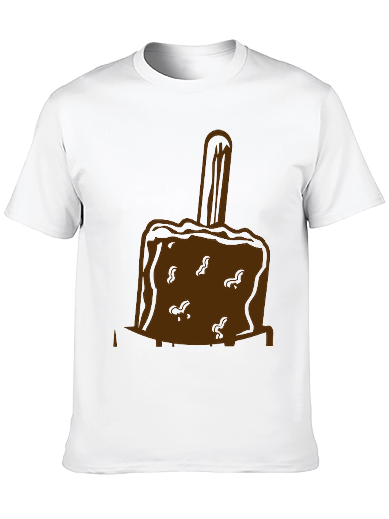 Chocolate Ice Cream Bar T-Shirt - Black