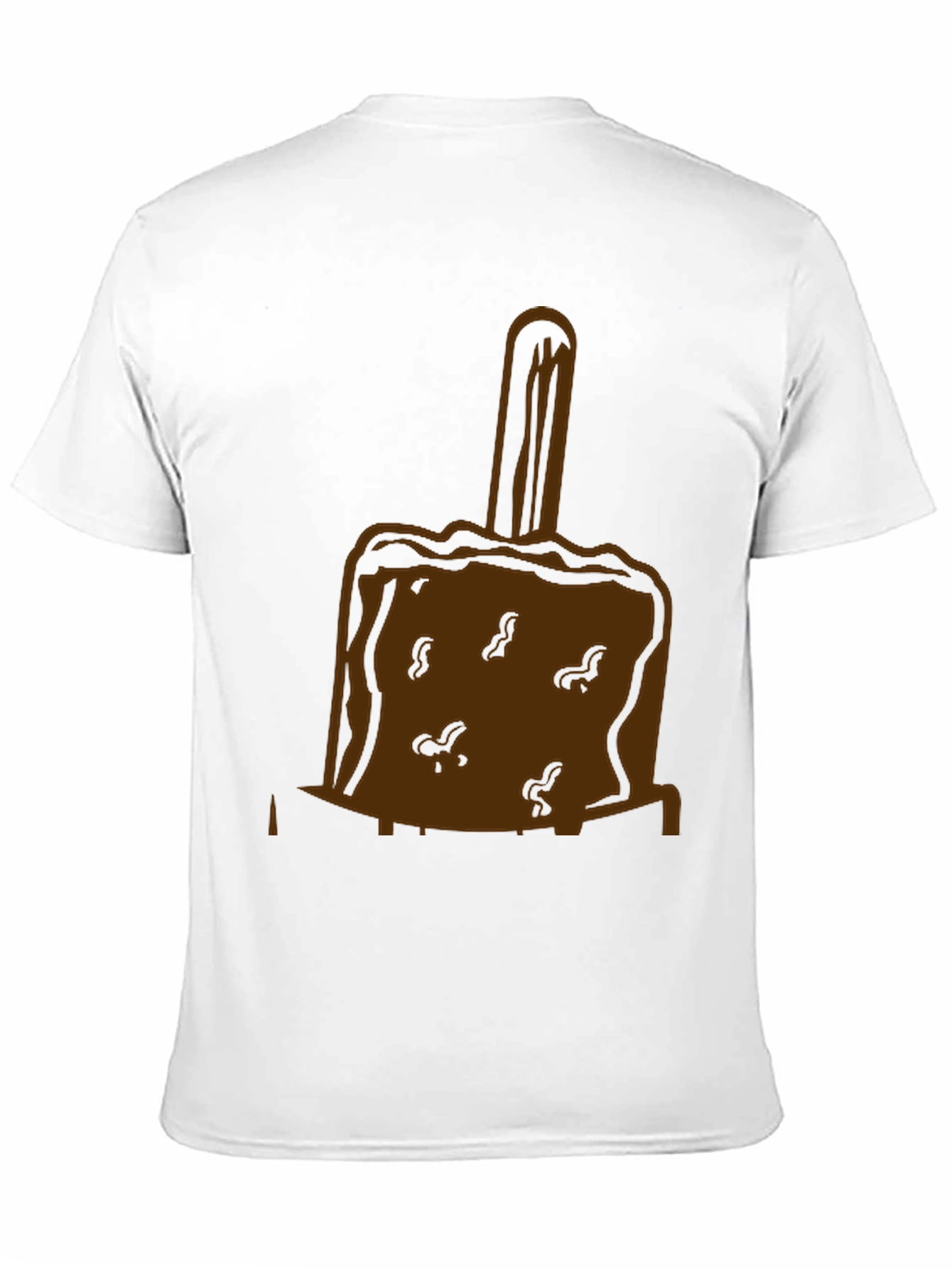 Chocolate Ice Cream Bar T-Shirt - Black
