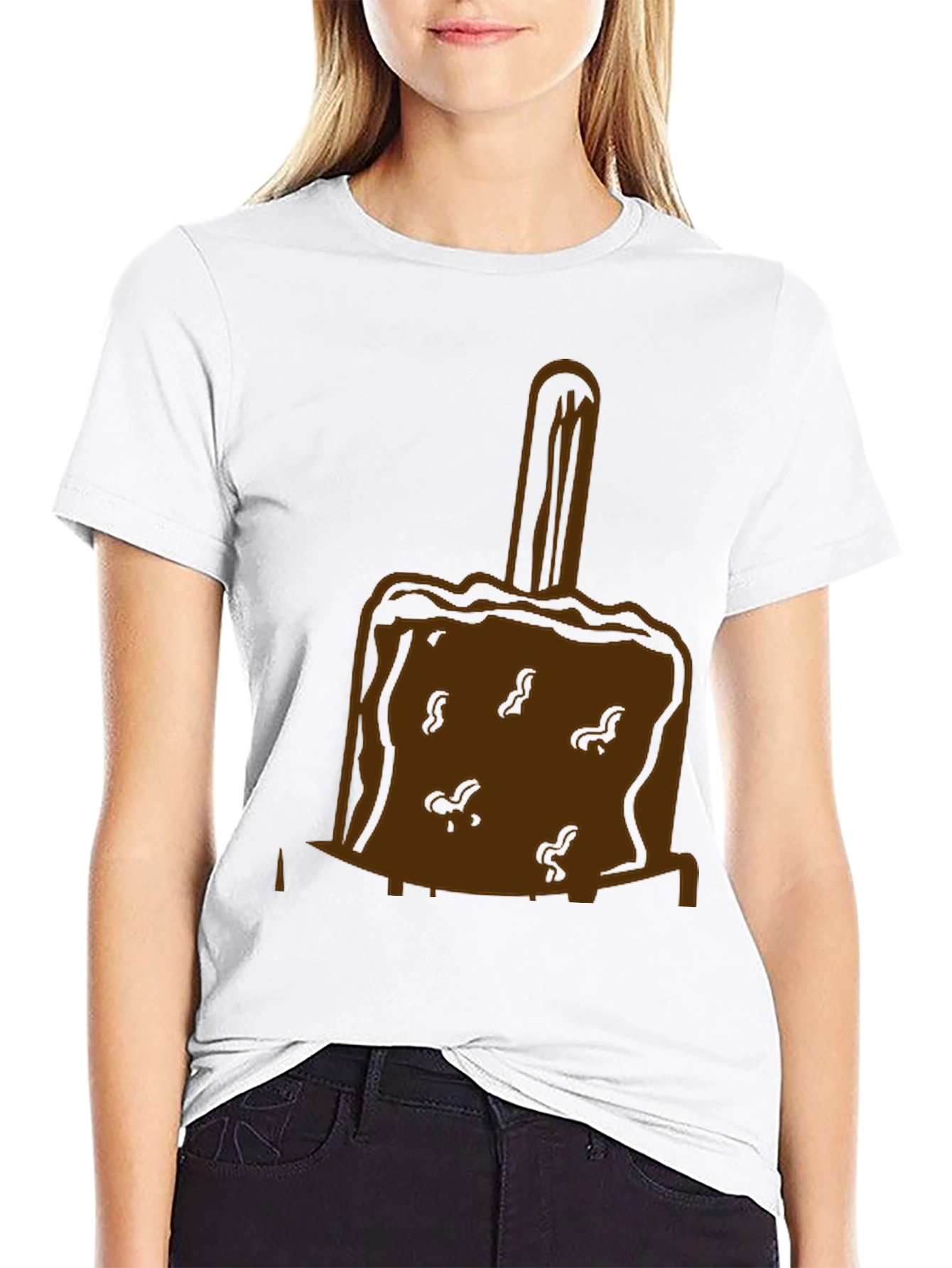 Chocolate Ice Cream Bar T-Shirt - Black