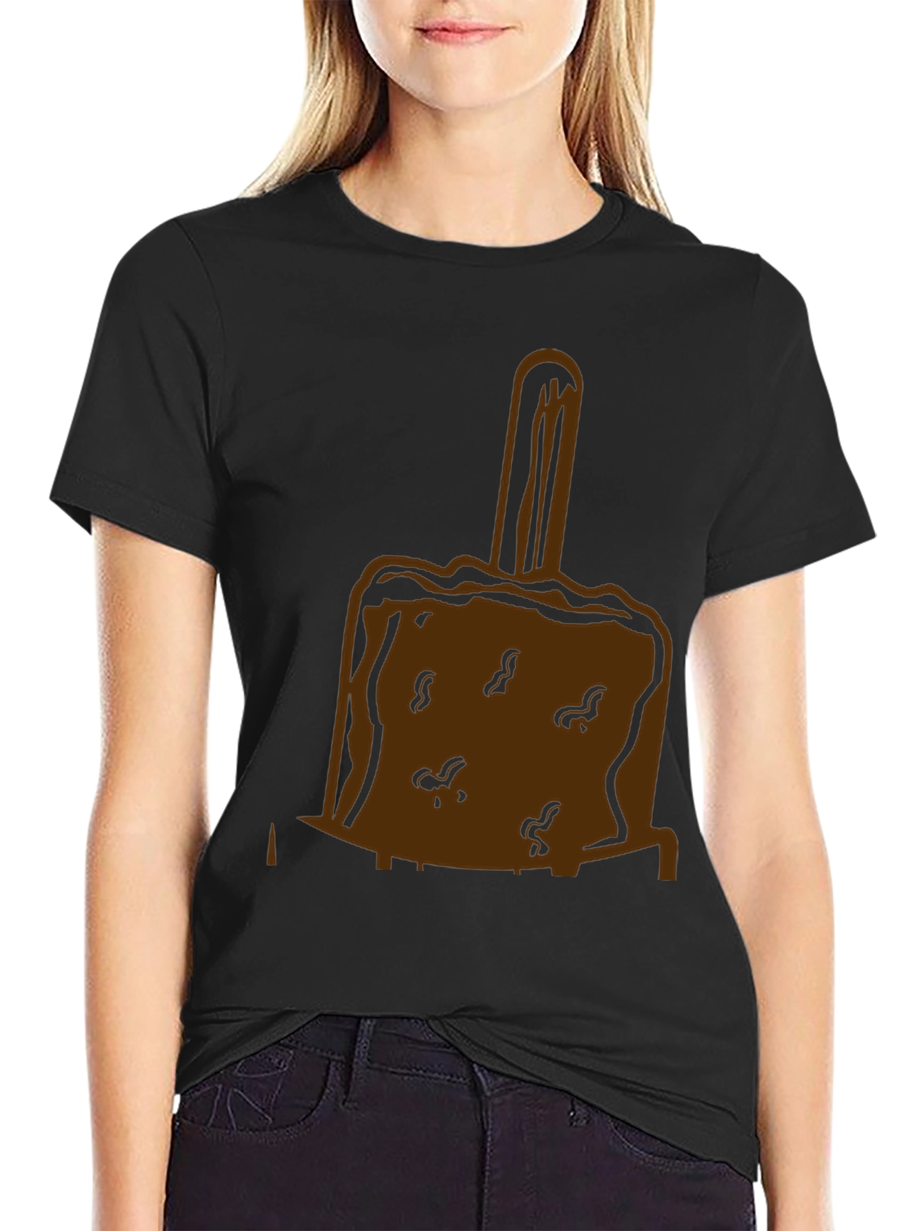 Chocolate Ice Cream Bar T-Shirt - Black