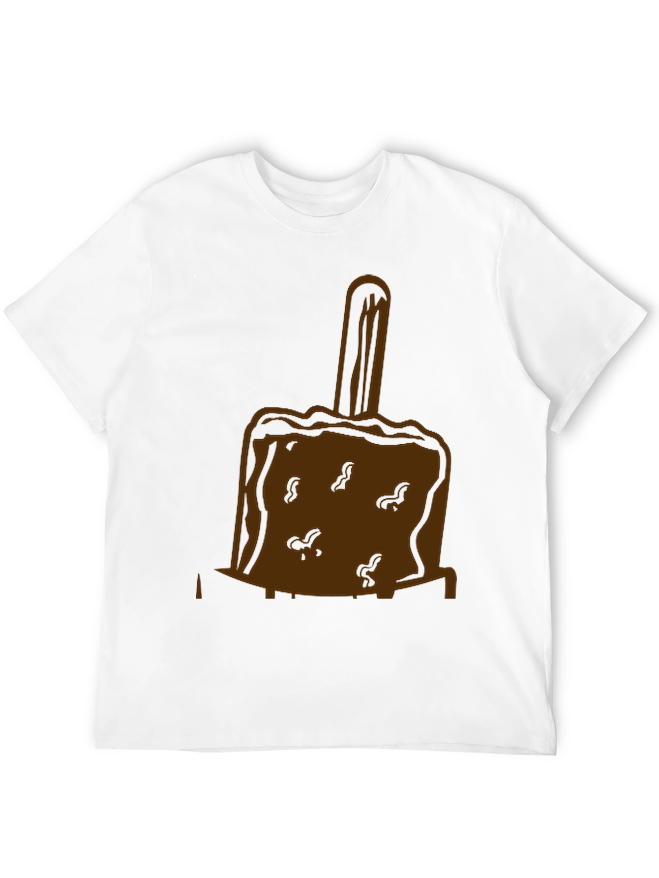 Chocolate Ice Cream Bar T-Shirt - Black