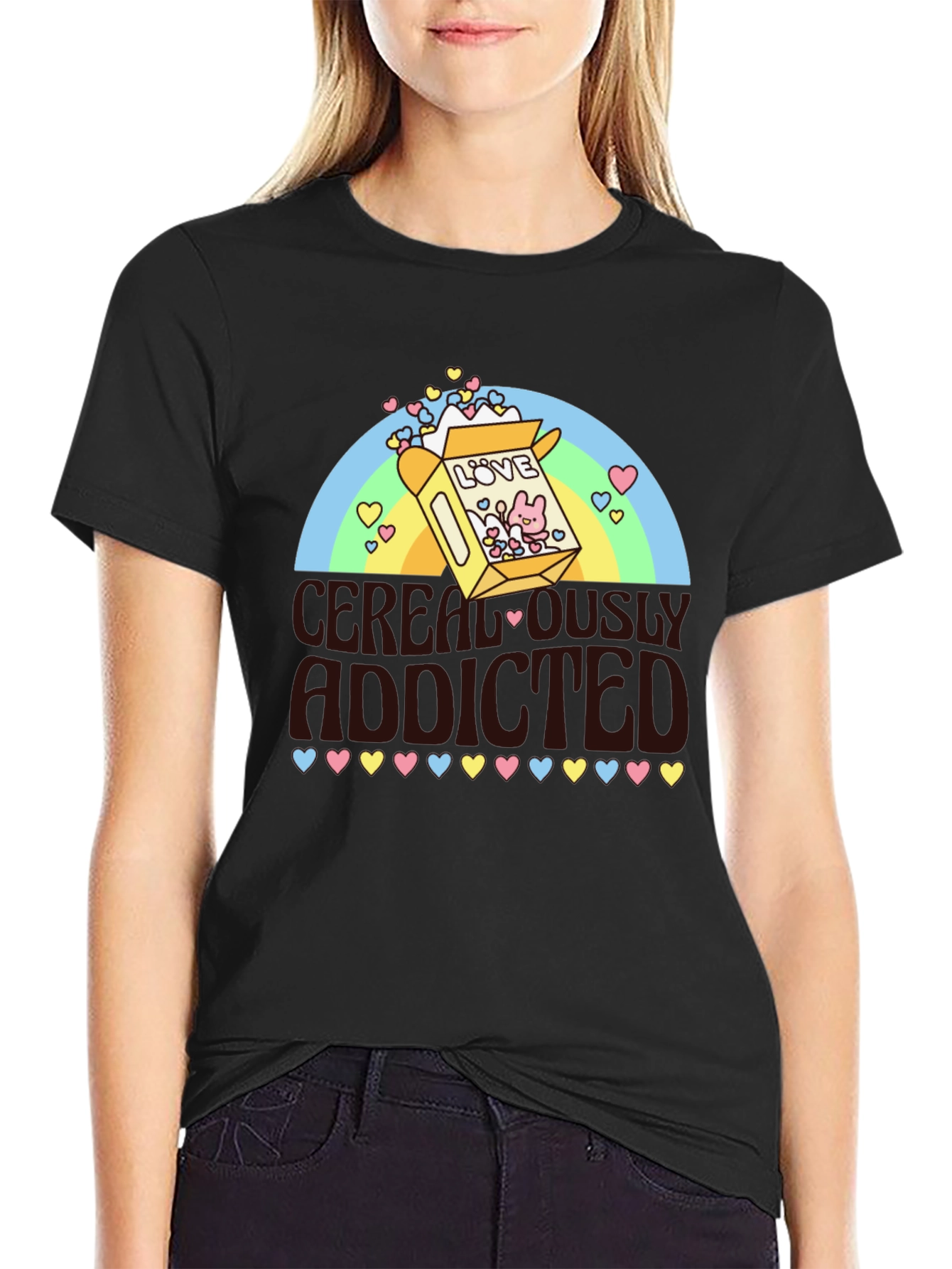 Cerealously Addicted Graphic Tee