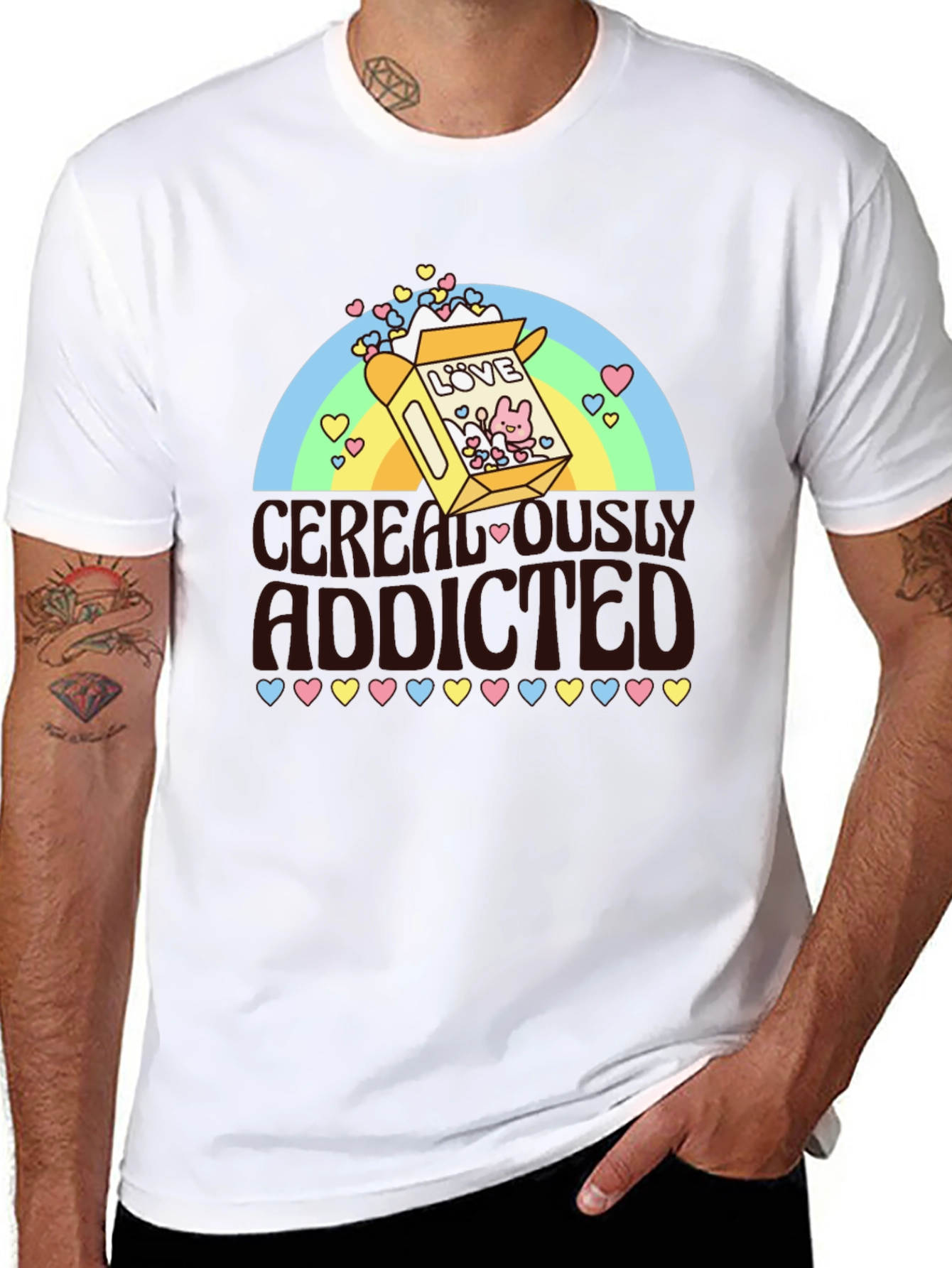 Cerealously Addicted Graphic Tee