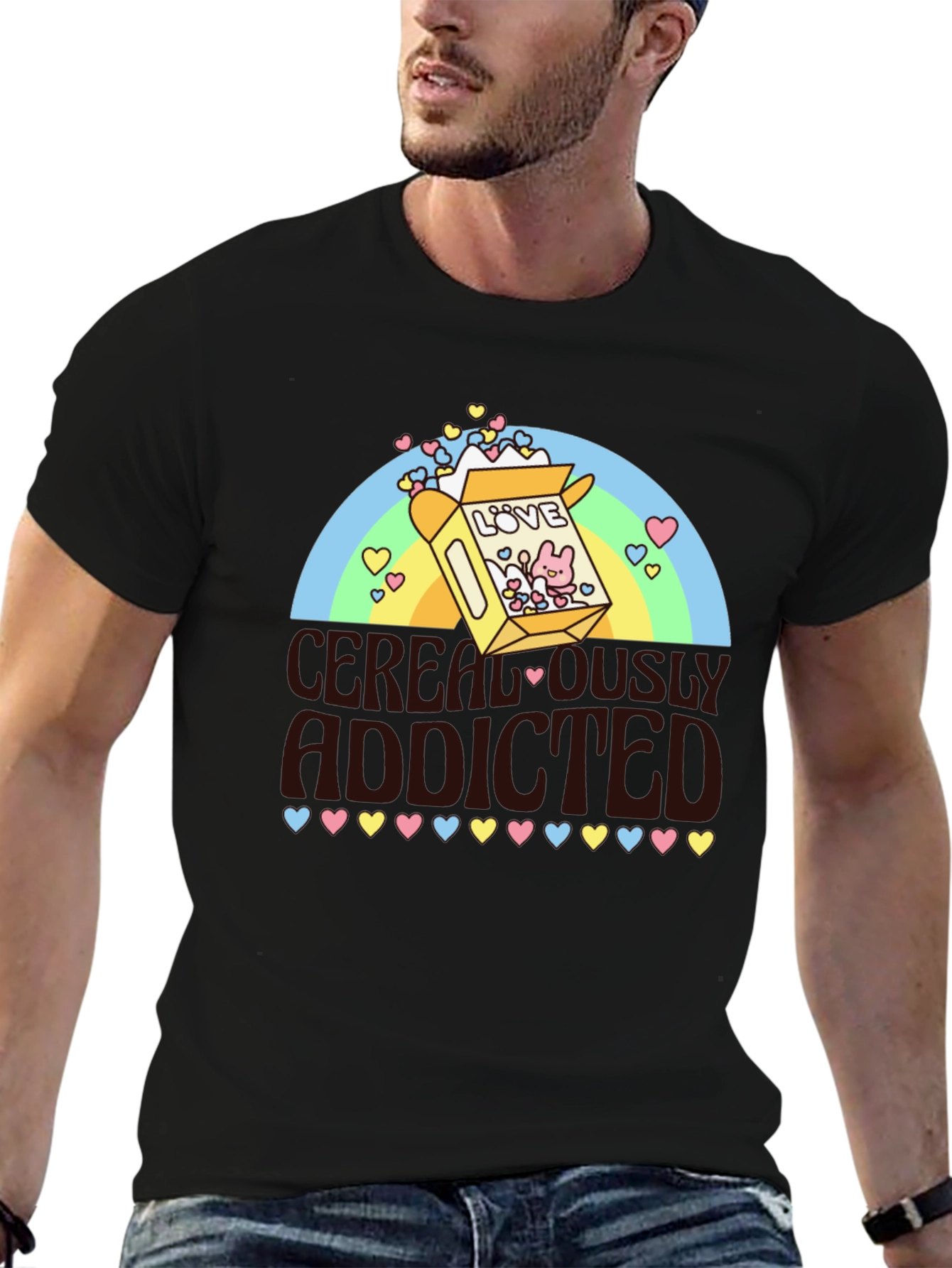 Cerealously Addicted Graphic Tee