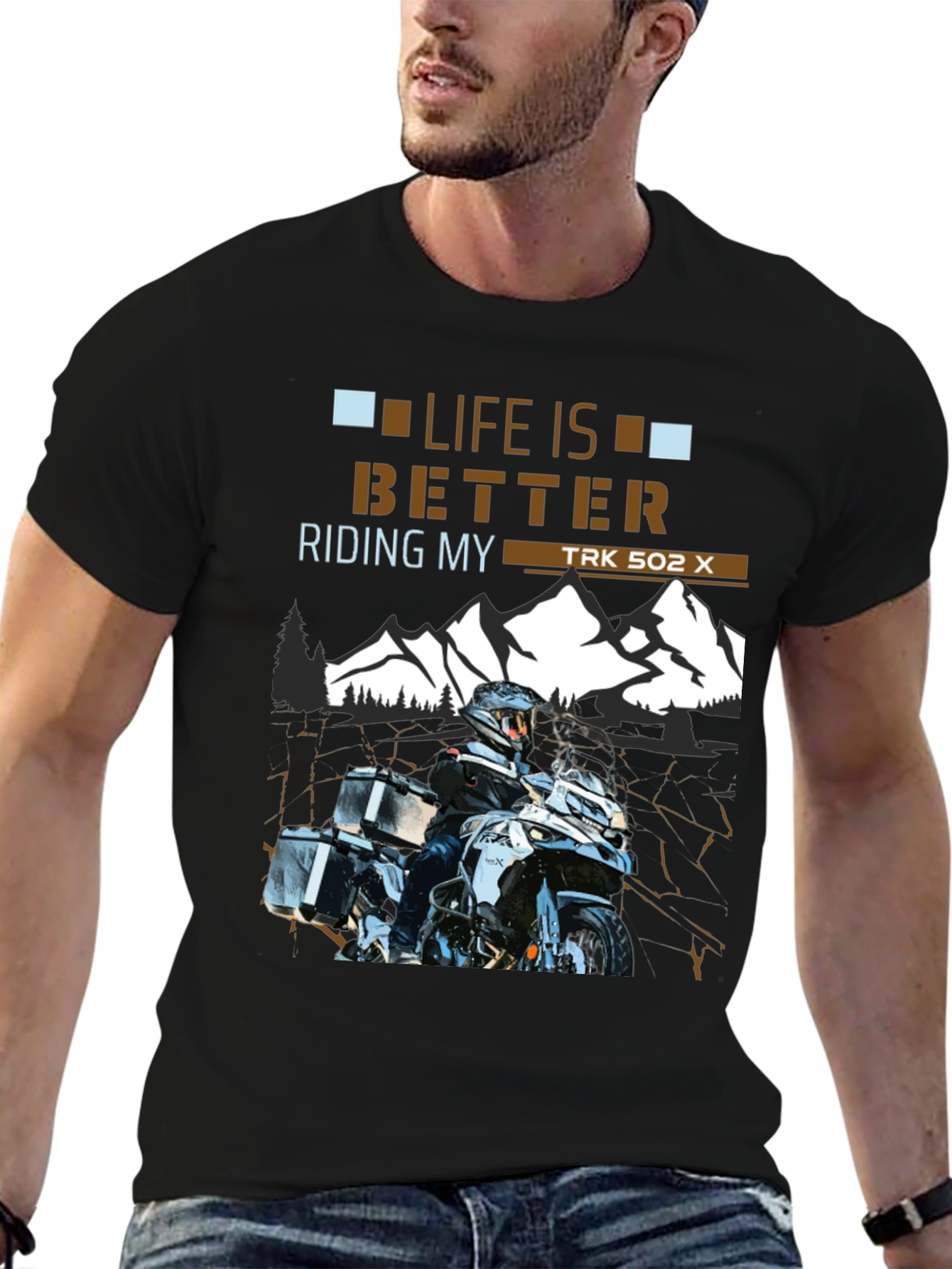 Life is Better Riding TRK 502 X T-Shirt