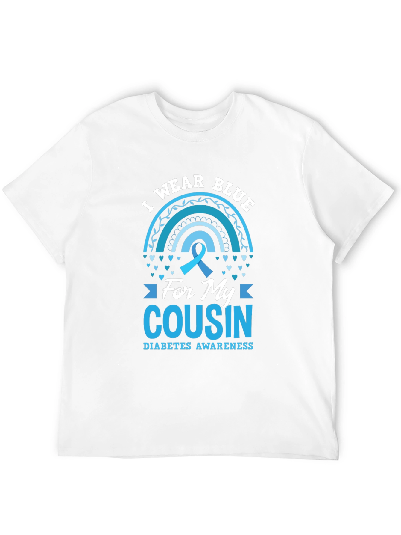 Diabetes Awareness Blue Cousin T-Shirt