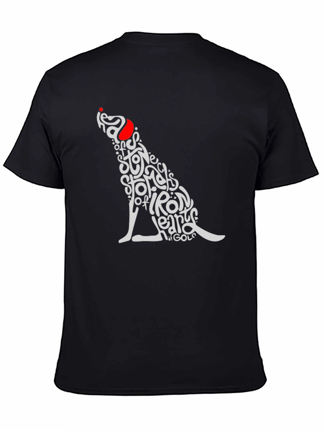 Dog Typography T-Shirt - Heads of Stone