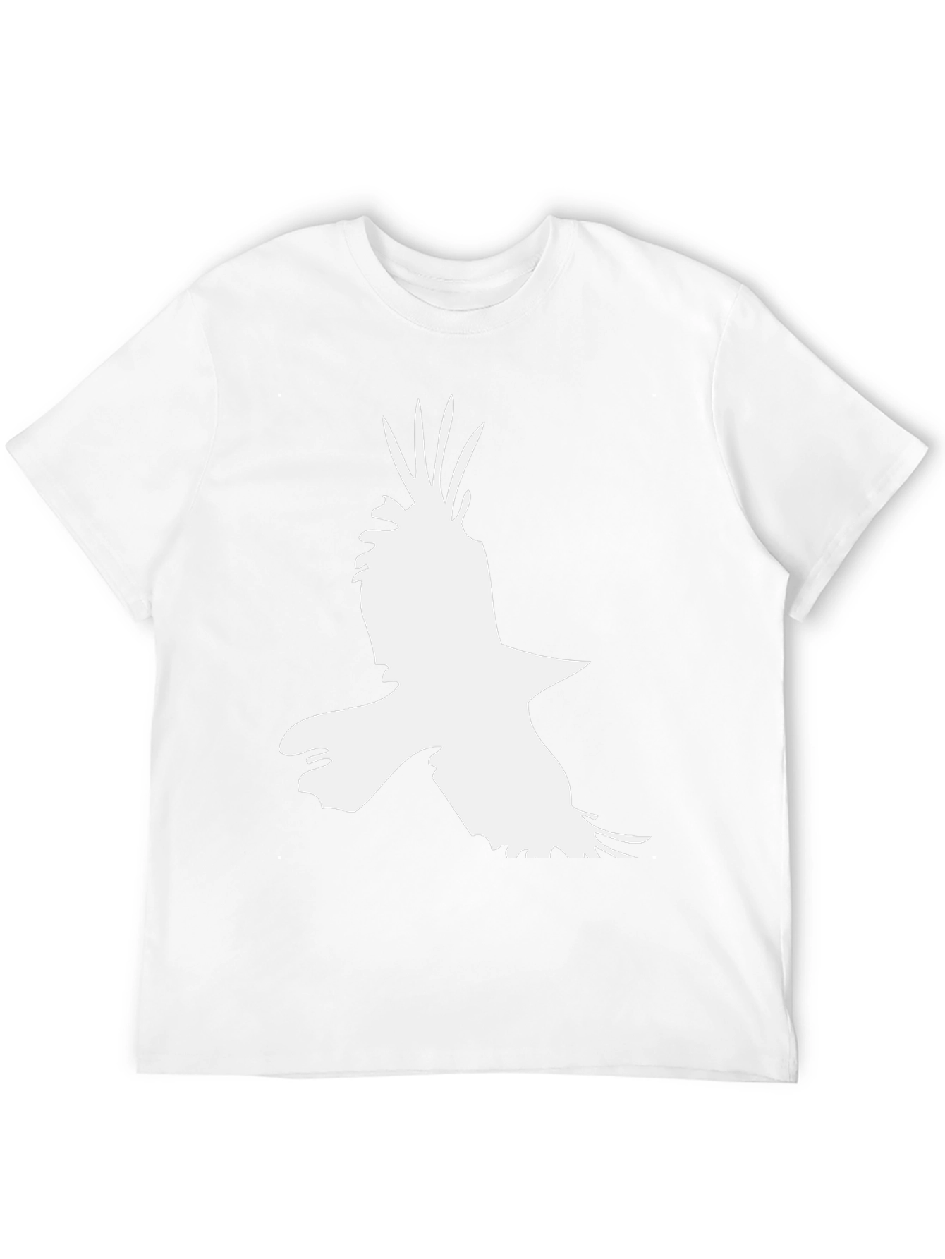 Raven Silhouette Black T-Shirt - Bold Graphic Tee