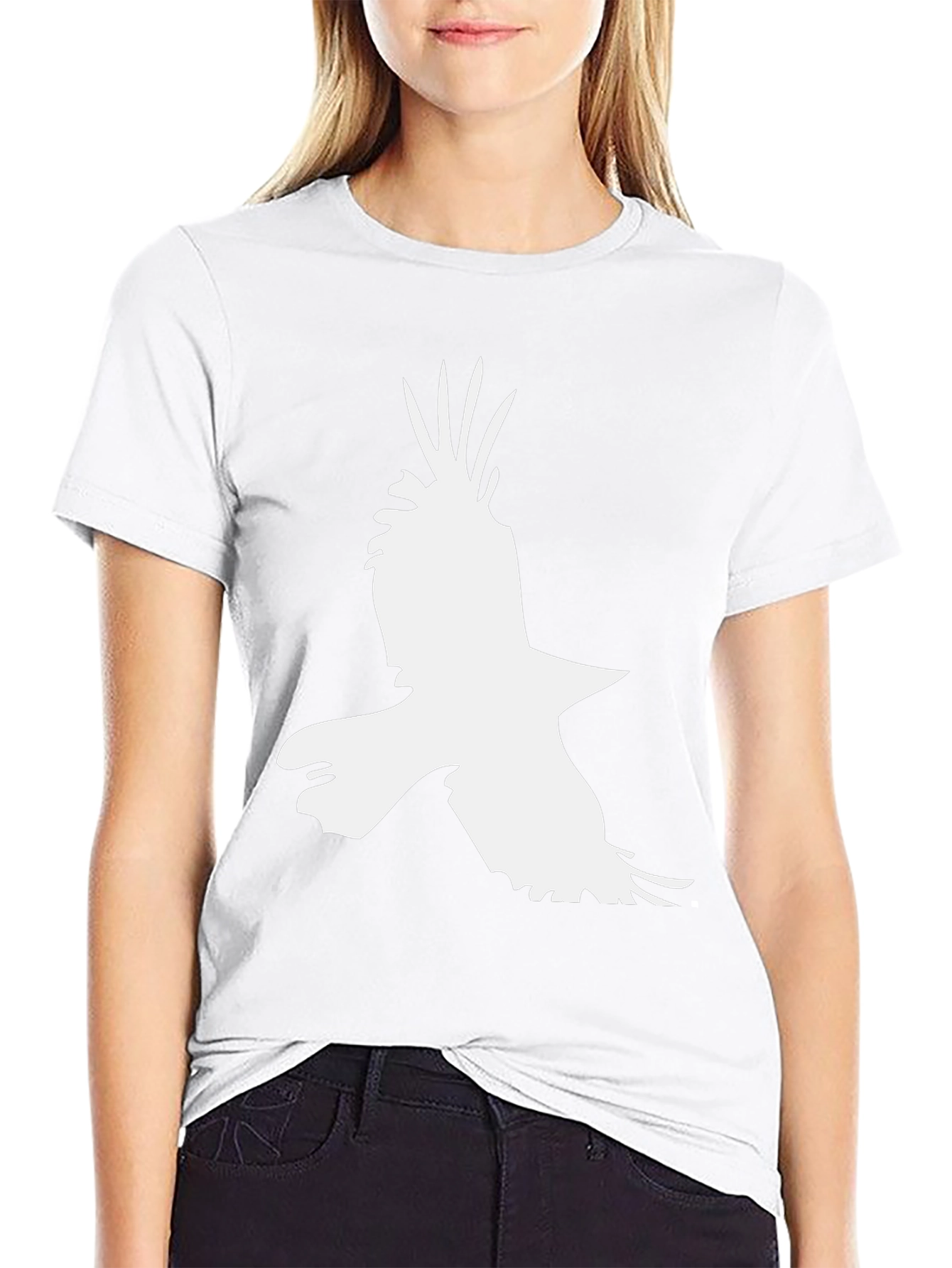 Raven Silhouette Black T-Shirt - Bold Graphic Tee