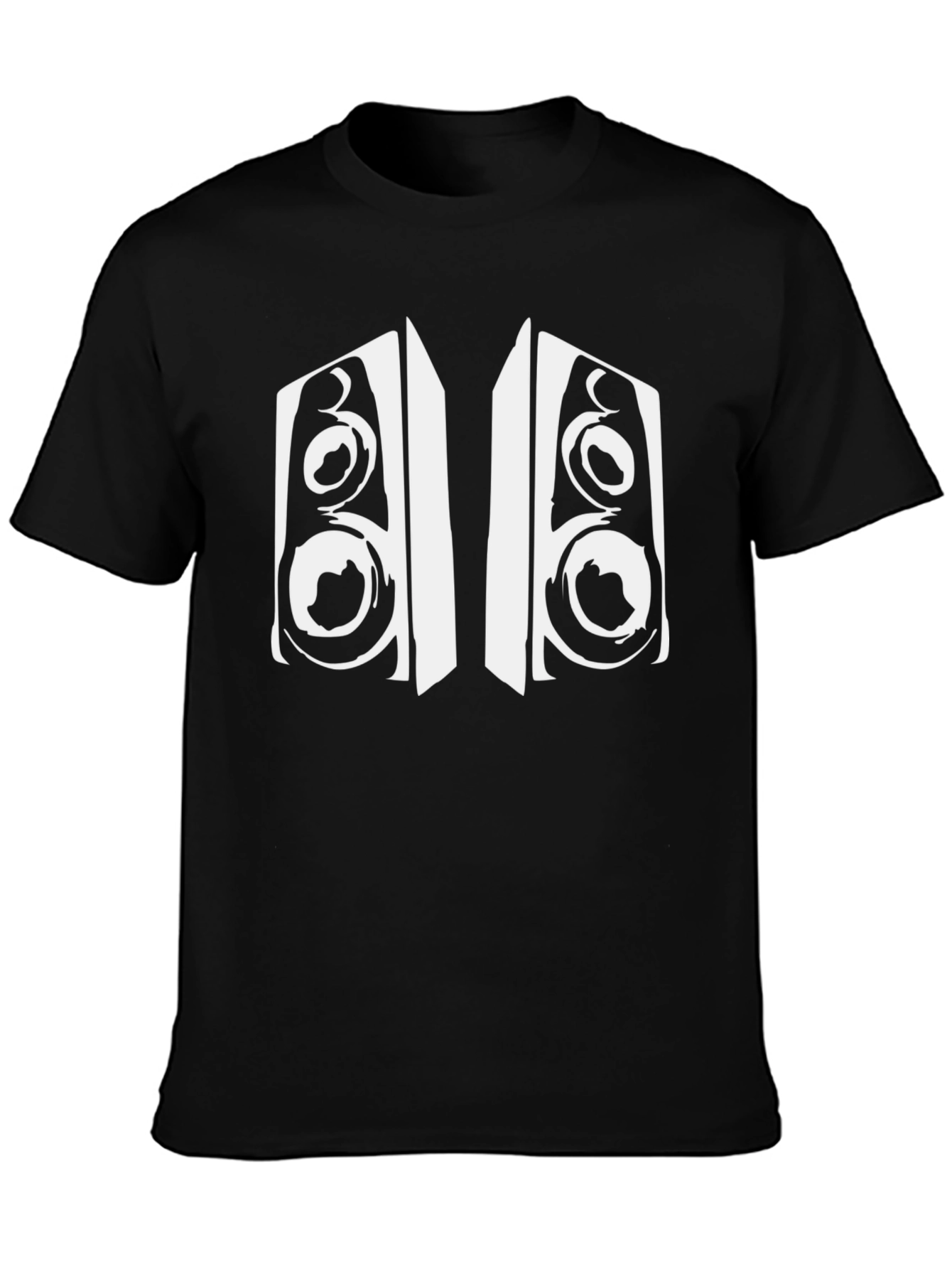 Speaker Graphic Black T-Shirt