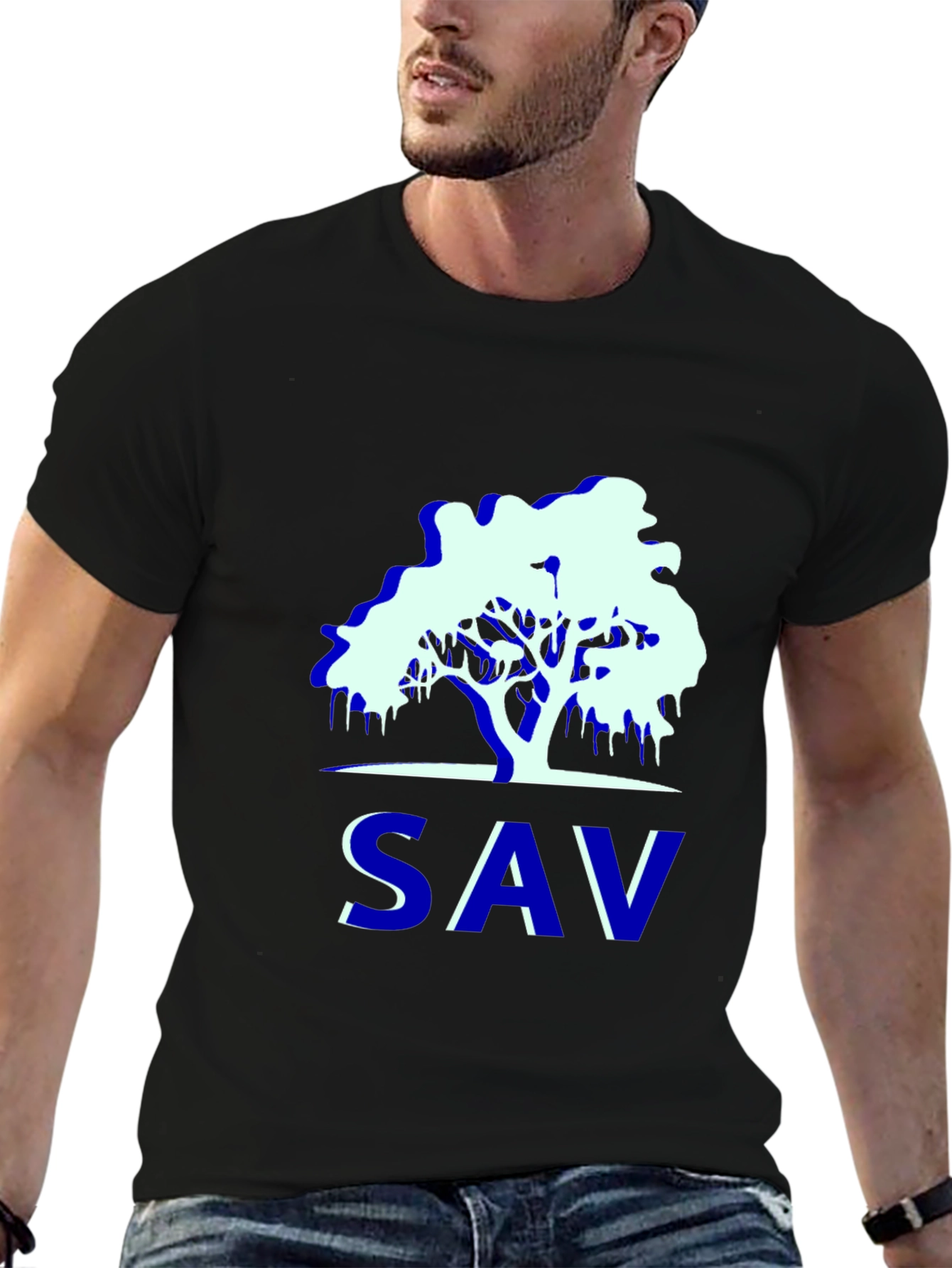 Savannah Tree Graphic Tee - Soft Cotton Comfort