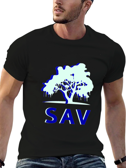 Savannah Tree Graphic Tee - Soft Cotton Comfort